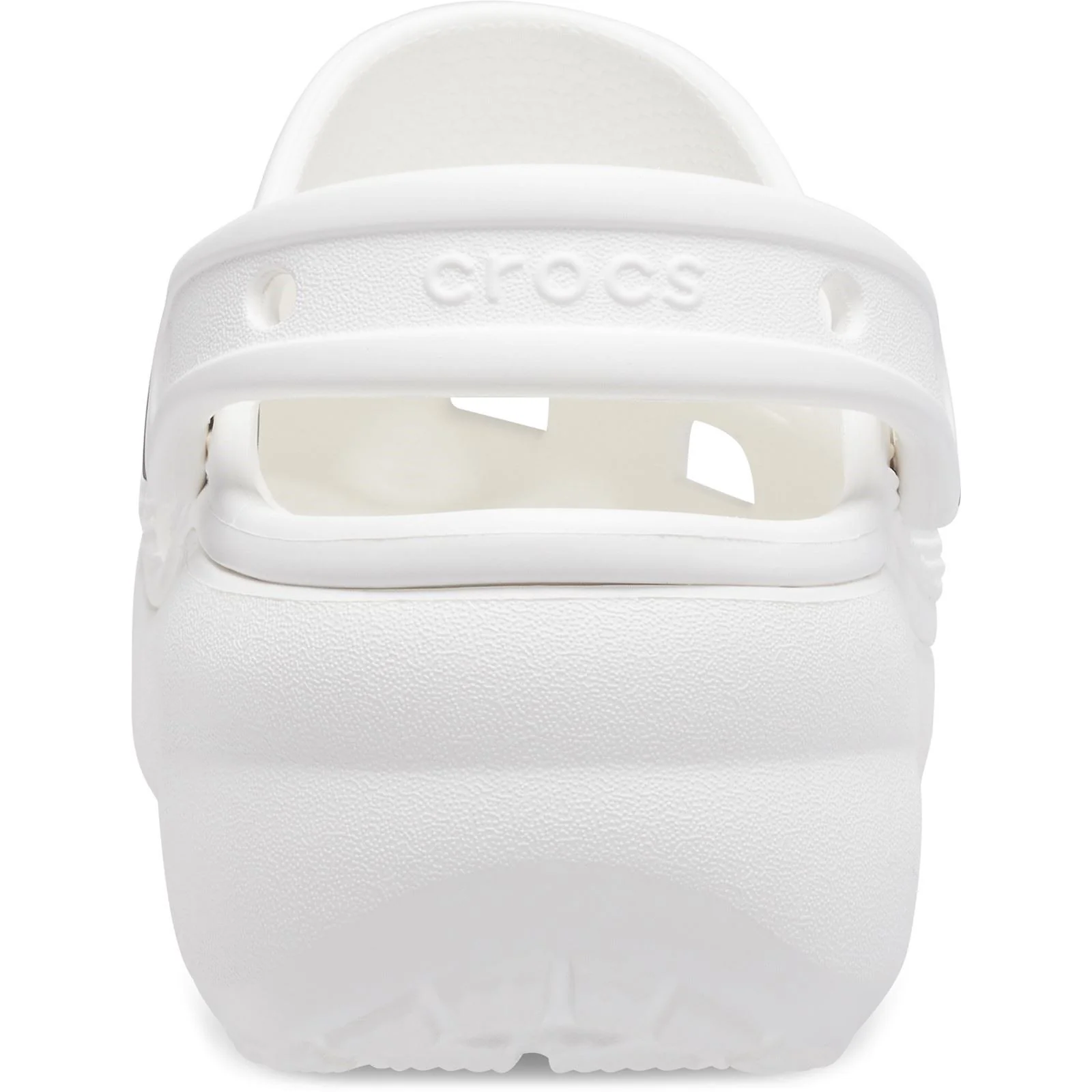 Crocs Women's Classic Platform Clog in White - Image 2