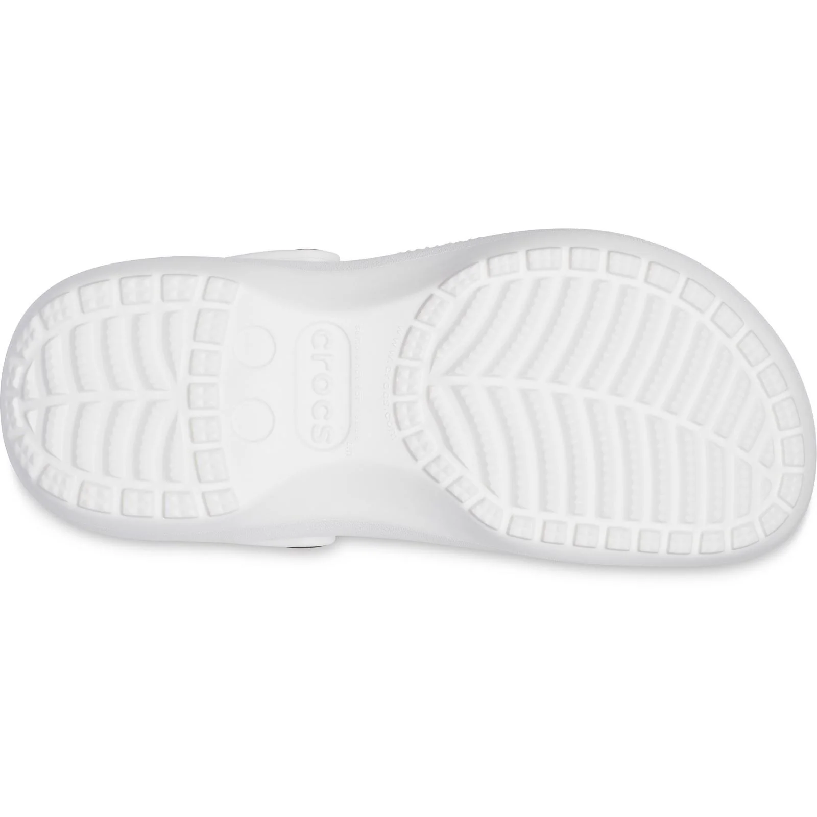 Crocs Women's Classic Platform Clog in White - Image 4