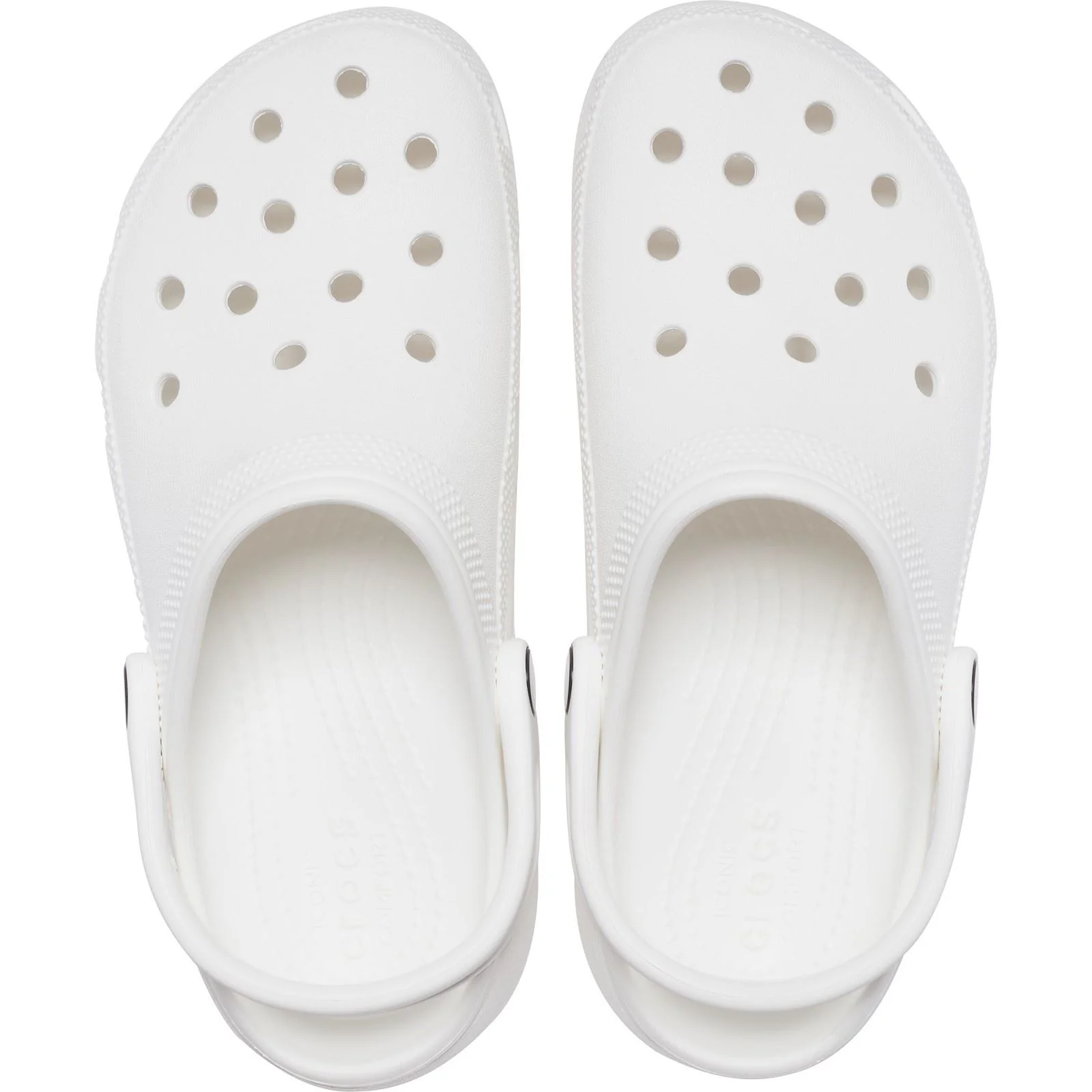 Crocs Women's Classic Platform Clog in White - Image 5