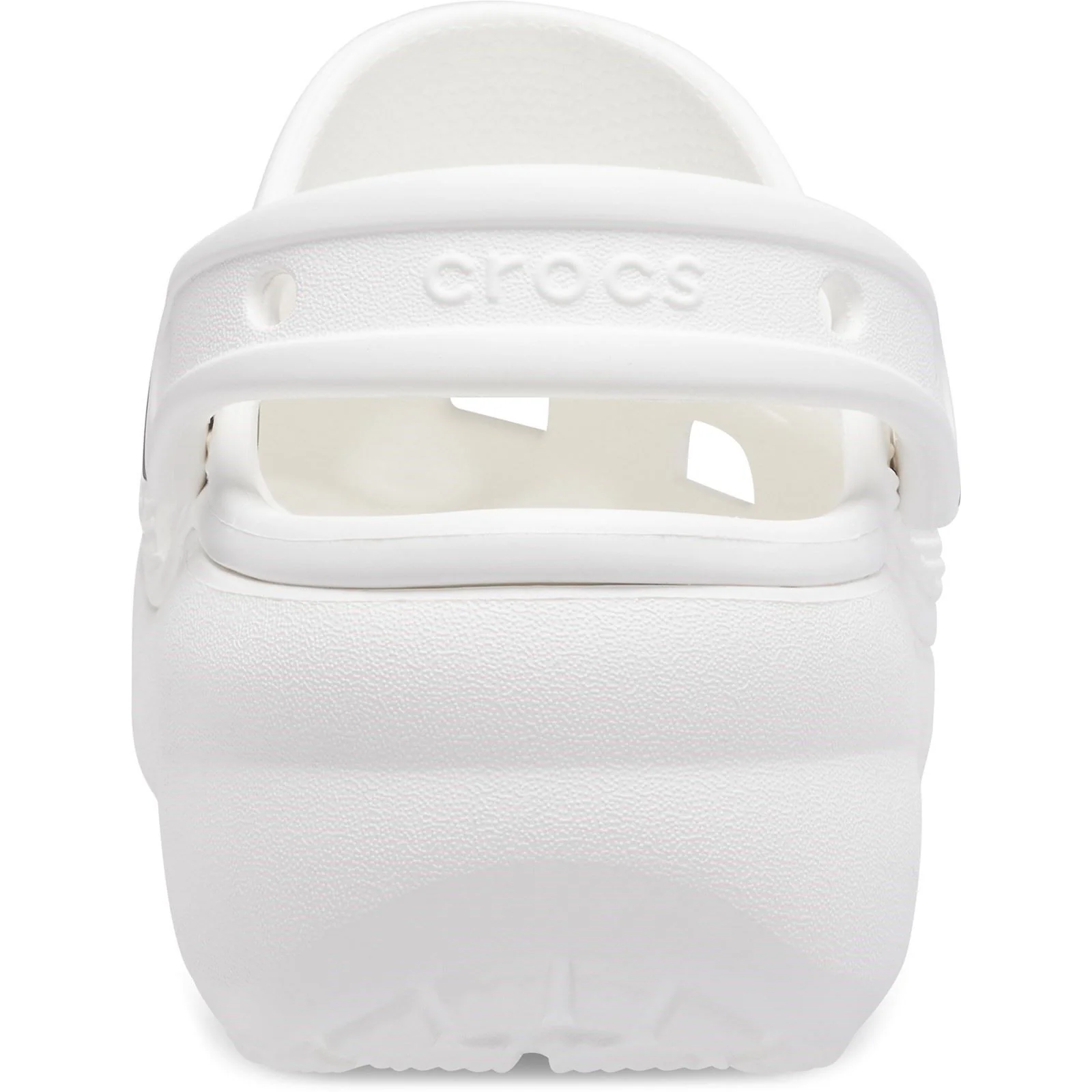 Crocs Women's Classic Platform Clog in White - Image 8