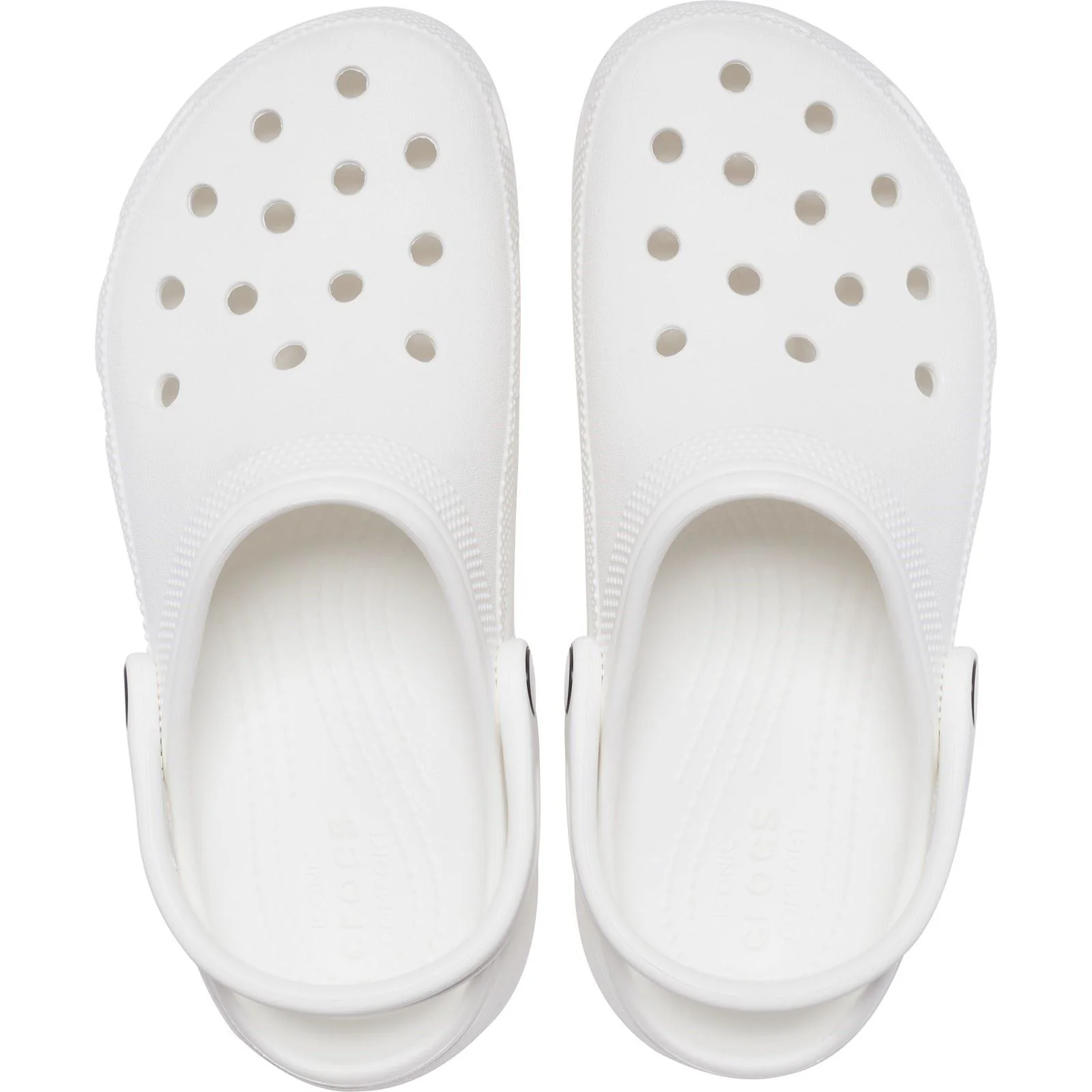 Crocs Women's Classic Platform Clog in White - Image 9