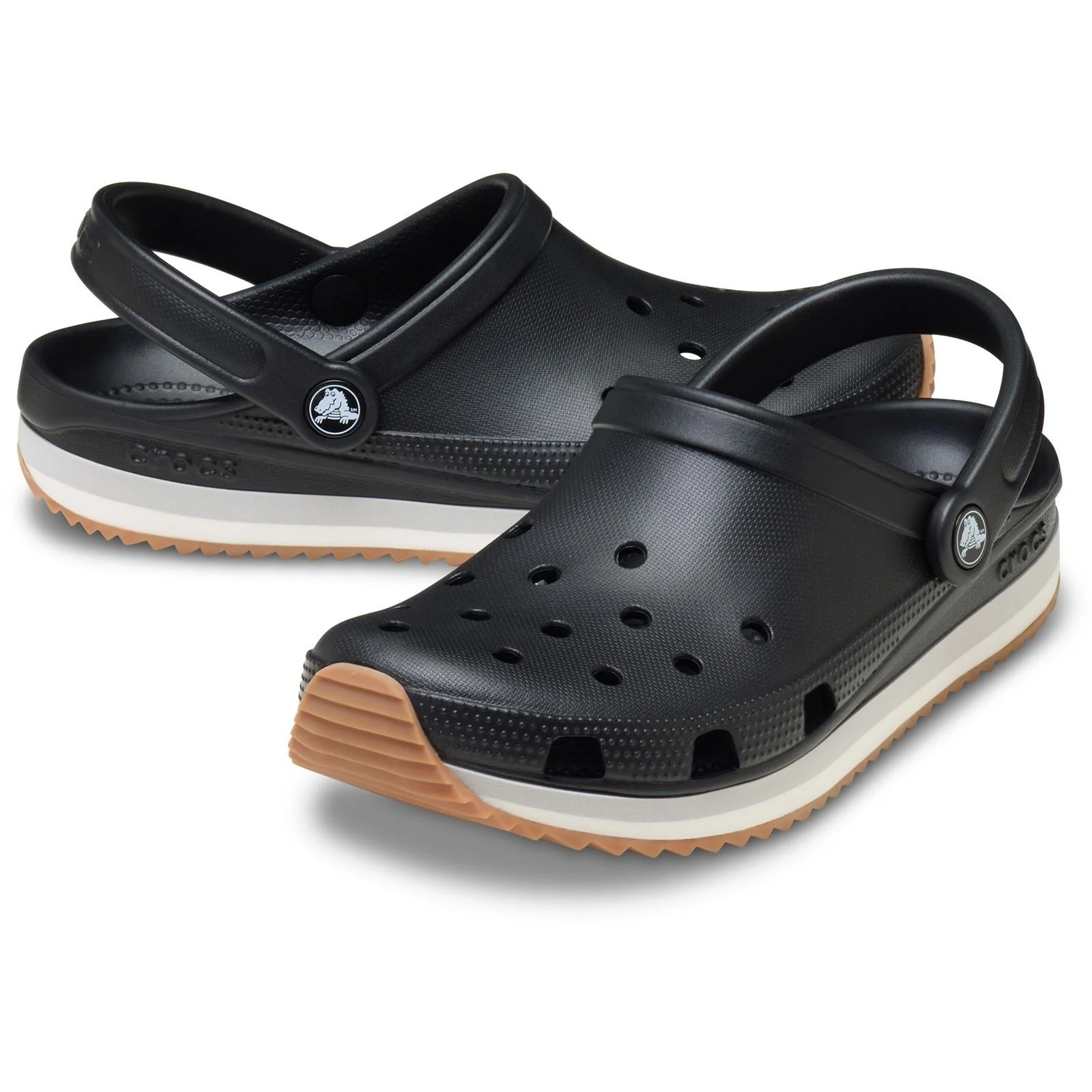 Crocs Classic Retro Runner EVA Black Clogs - Image 3