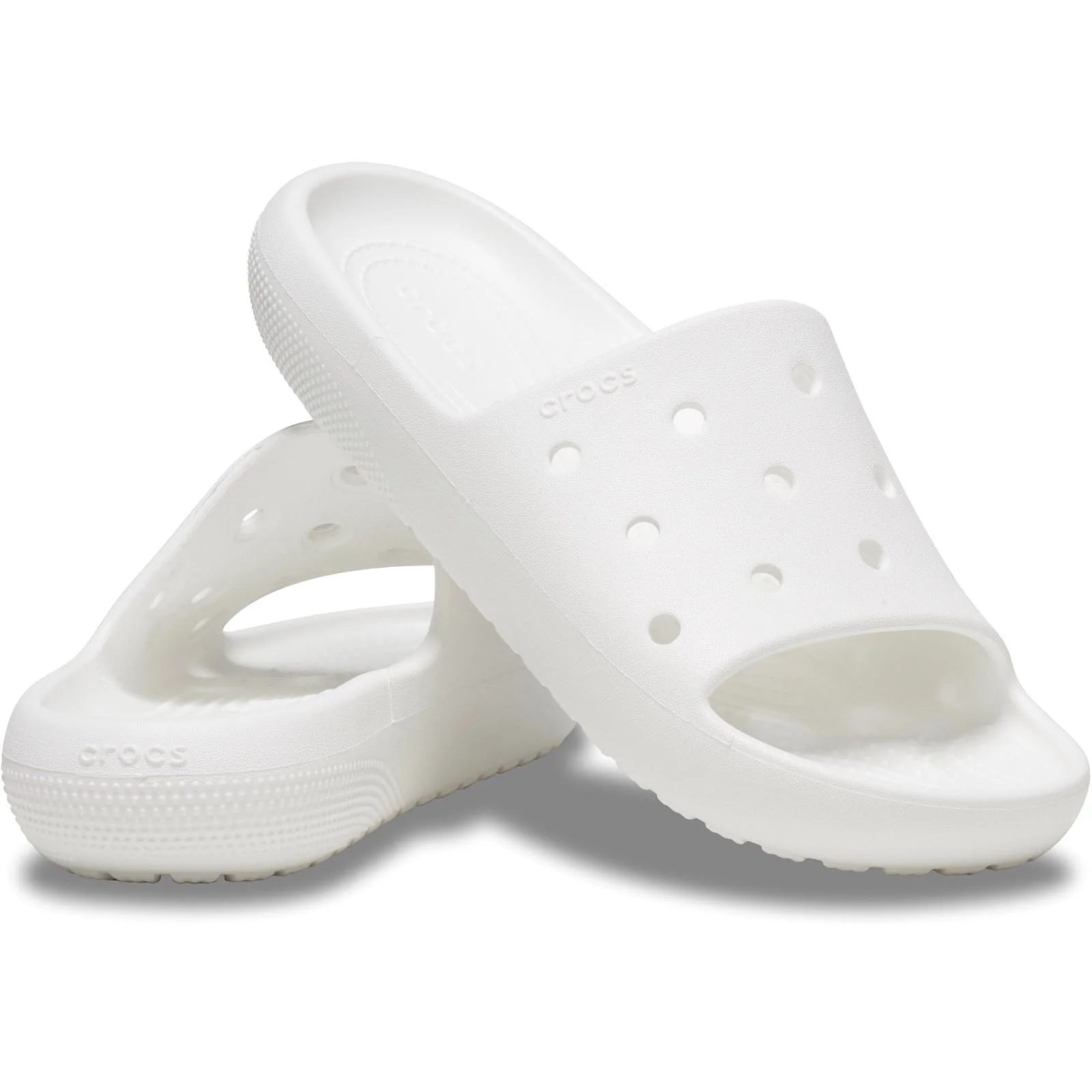 Crocs Classic Slide in White - Image 3