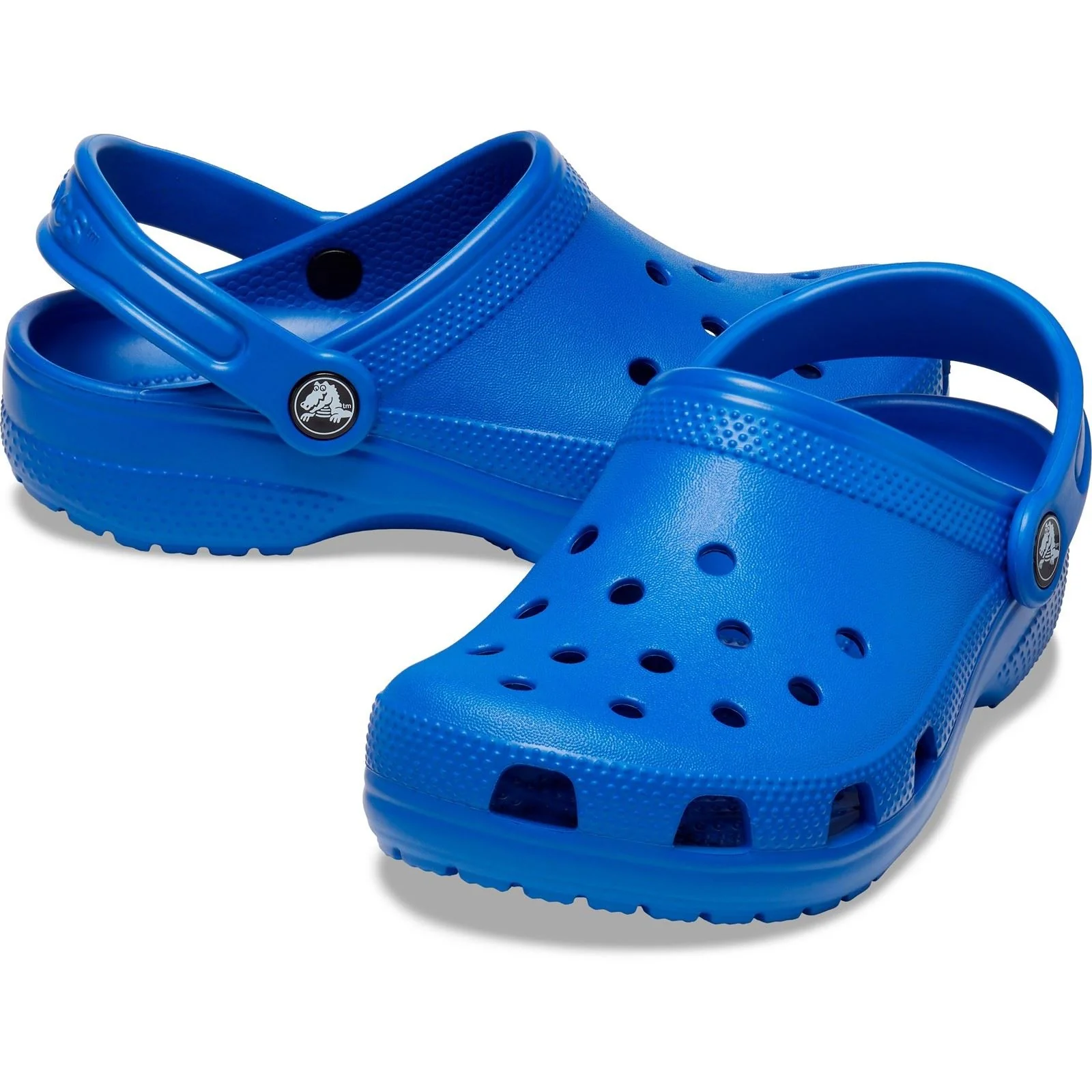 Crocs Classic Thermoplastic Blue Bolt Loafers - Image 3