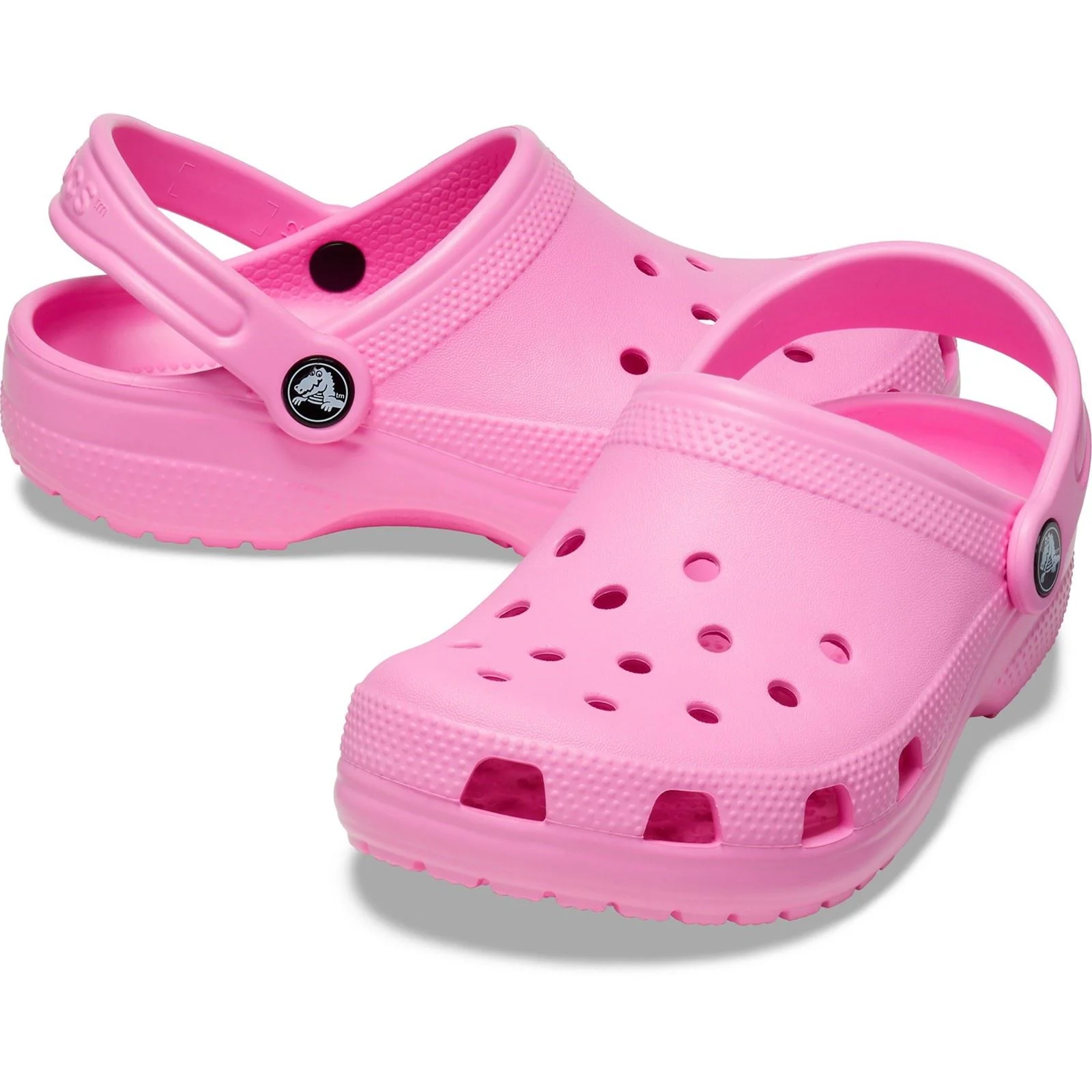 Crocs Classic Thermoplastic Taffy Pink Loafers - Image 3