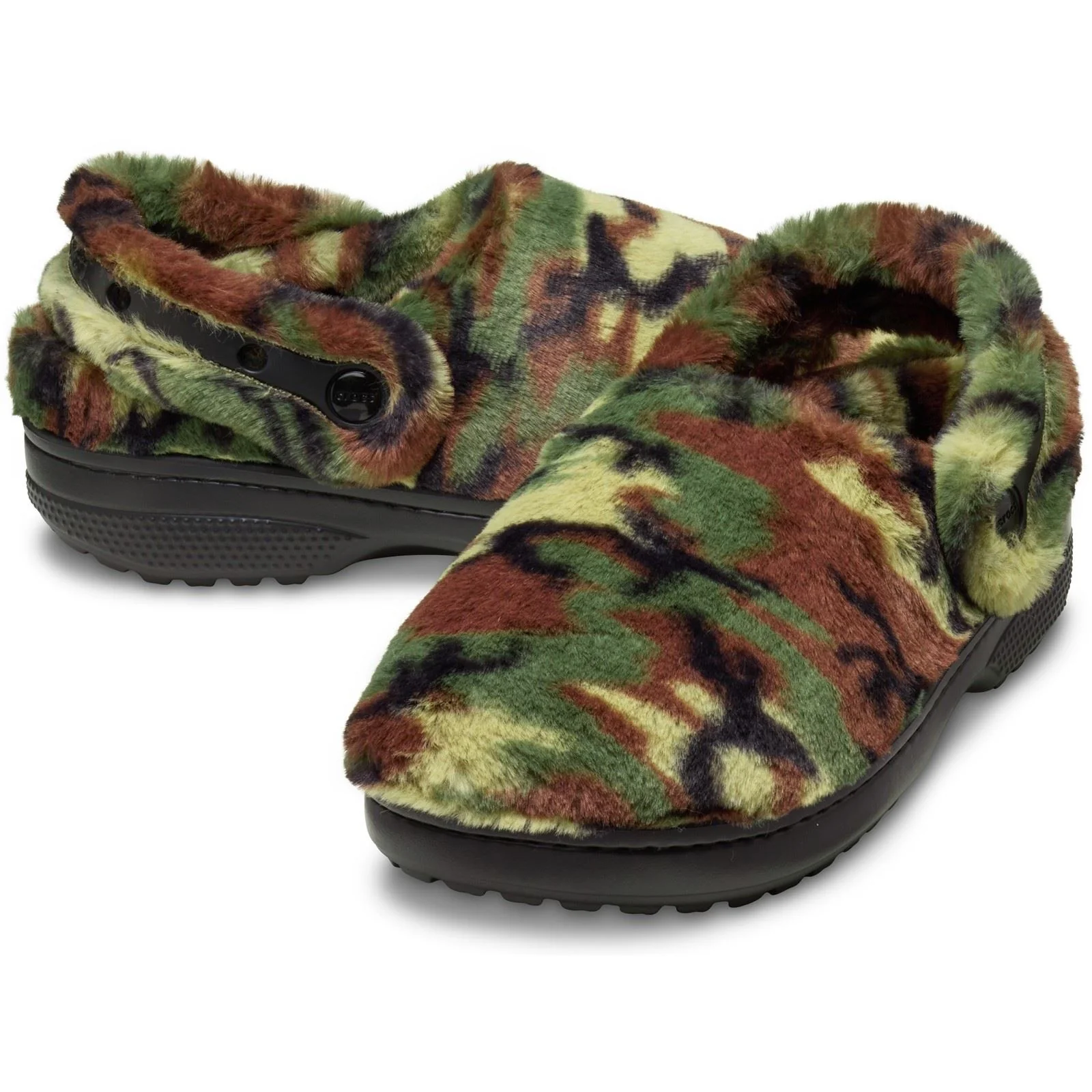 Crocs Classic Unfurgettable Polyester Blend Men's Army Green Clogs - Image 3