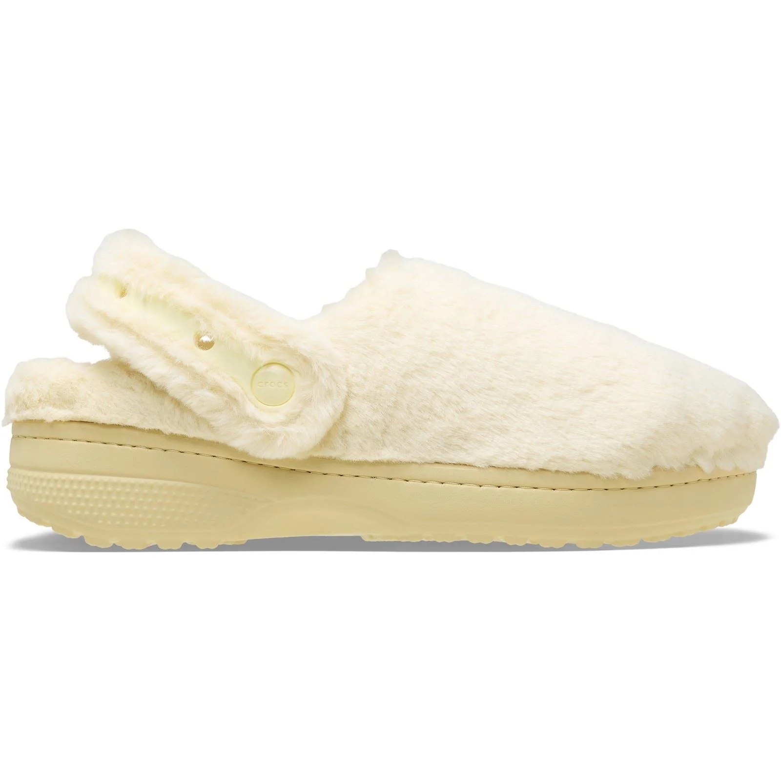 Crocs Classic Unfurgettable Polyester Women's Vanilla Clogs - Image 7