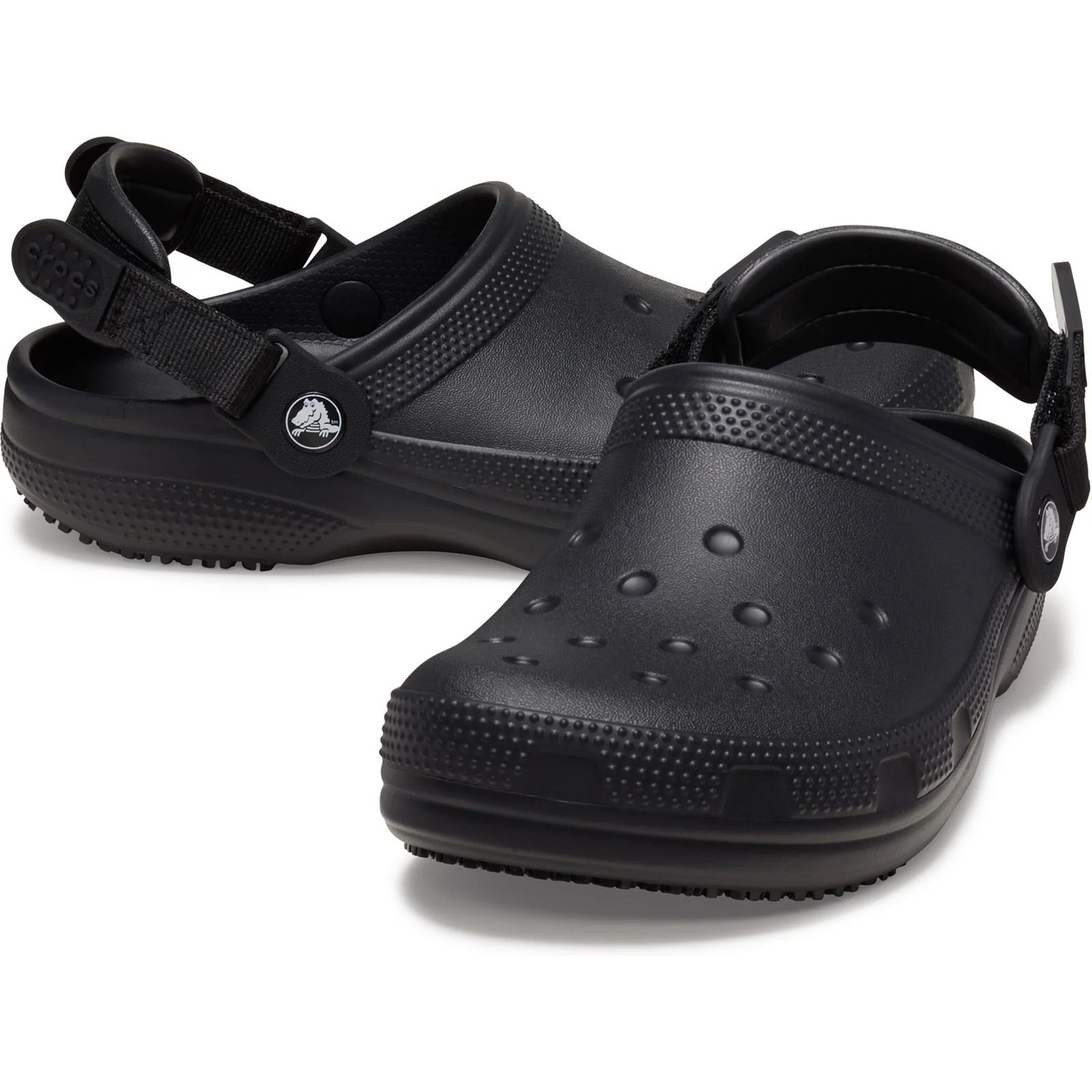 Crocs Classic Work Clog Thermoplastic Black Clogs - Image 3