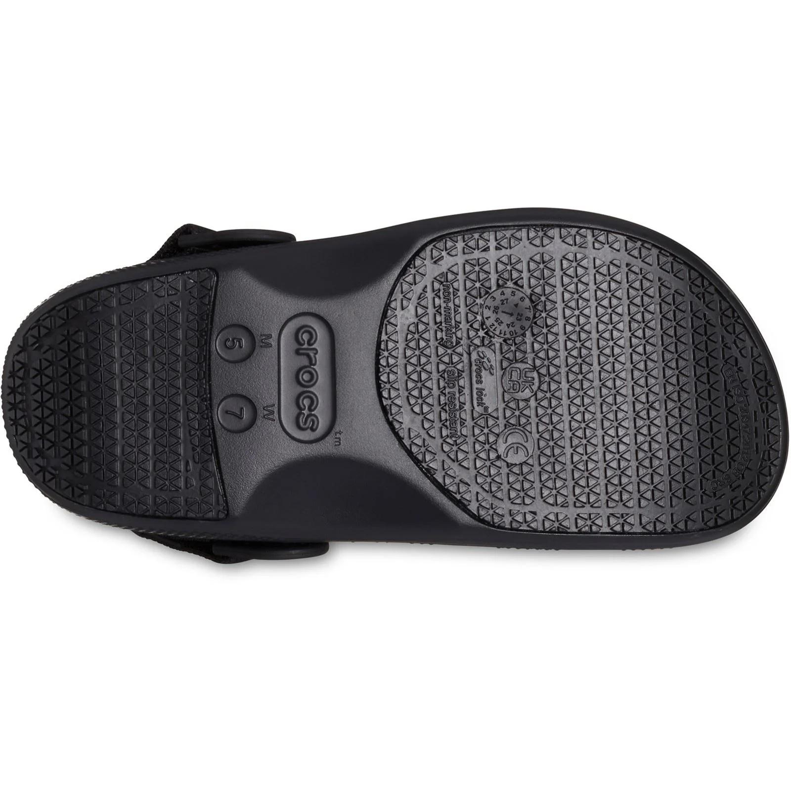 Crocs Classic Work Clog Thermoplastic Black Clogs - Image 4