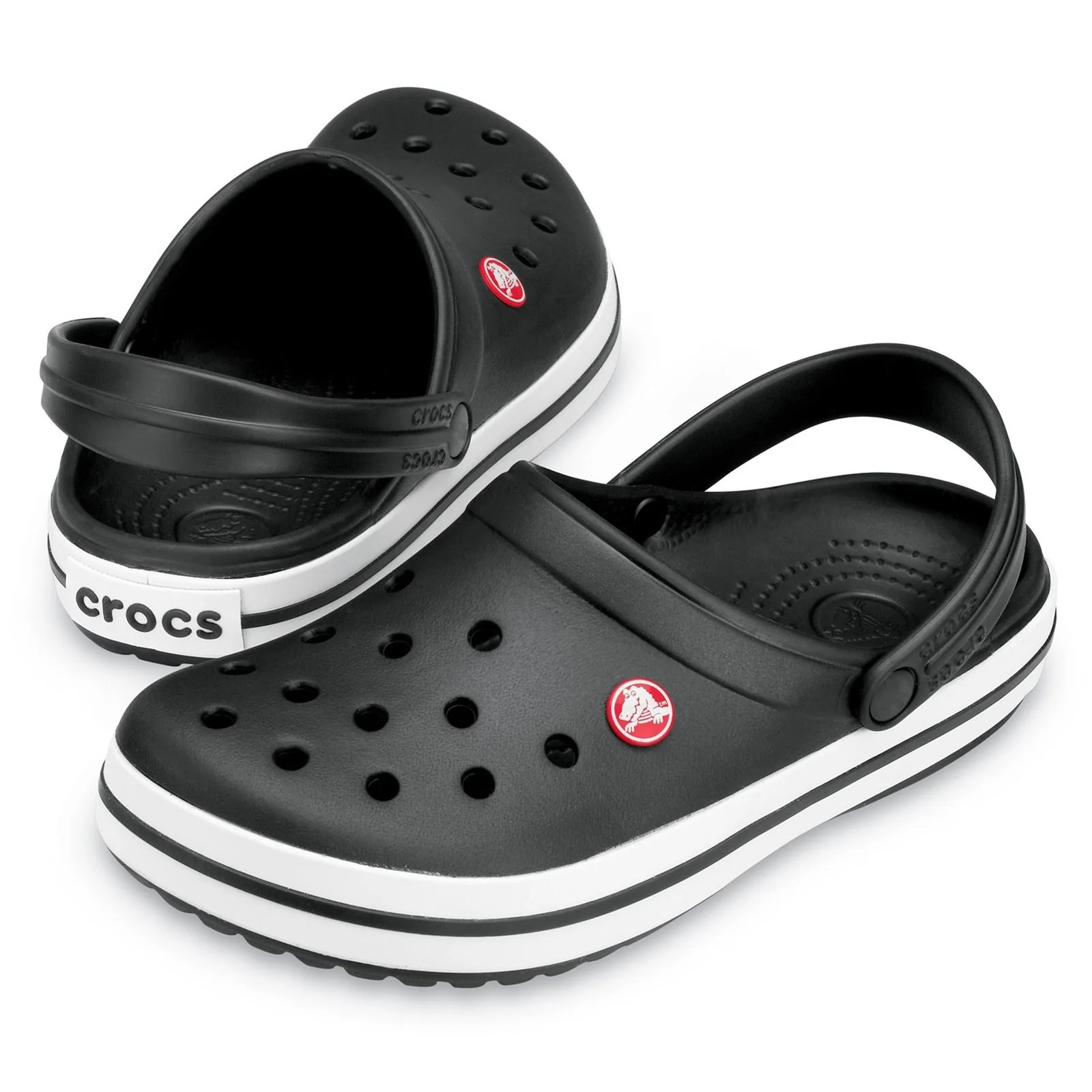 Crocs Men's Crocband Clog in Black - Image 3
