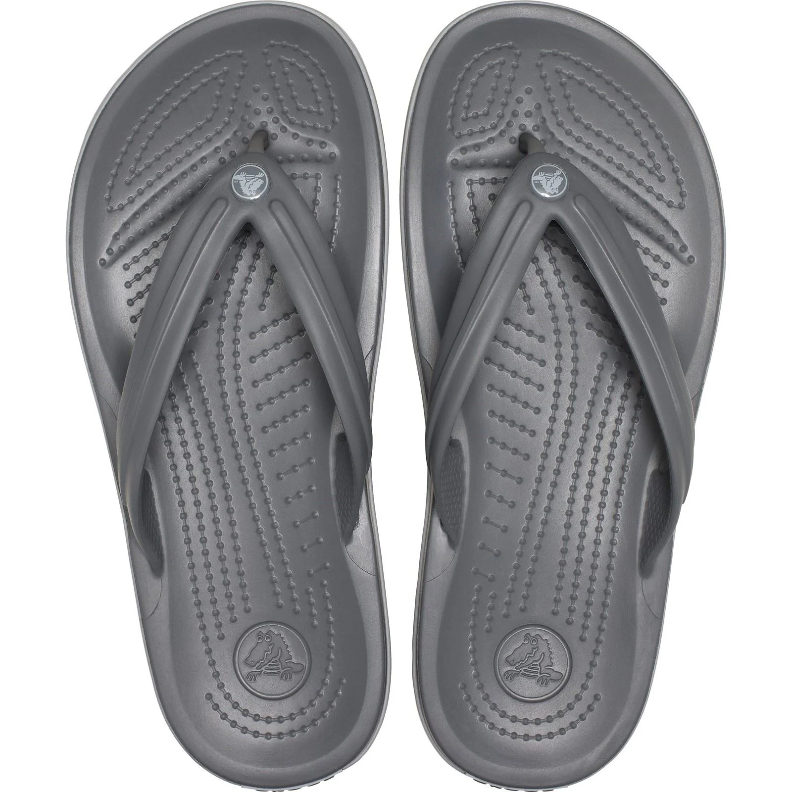 Crocs Crocband Thermoplastic Slate Grey/Smoke Flip Flops - Image 5