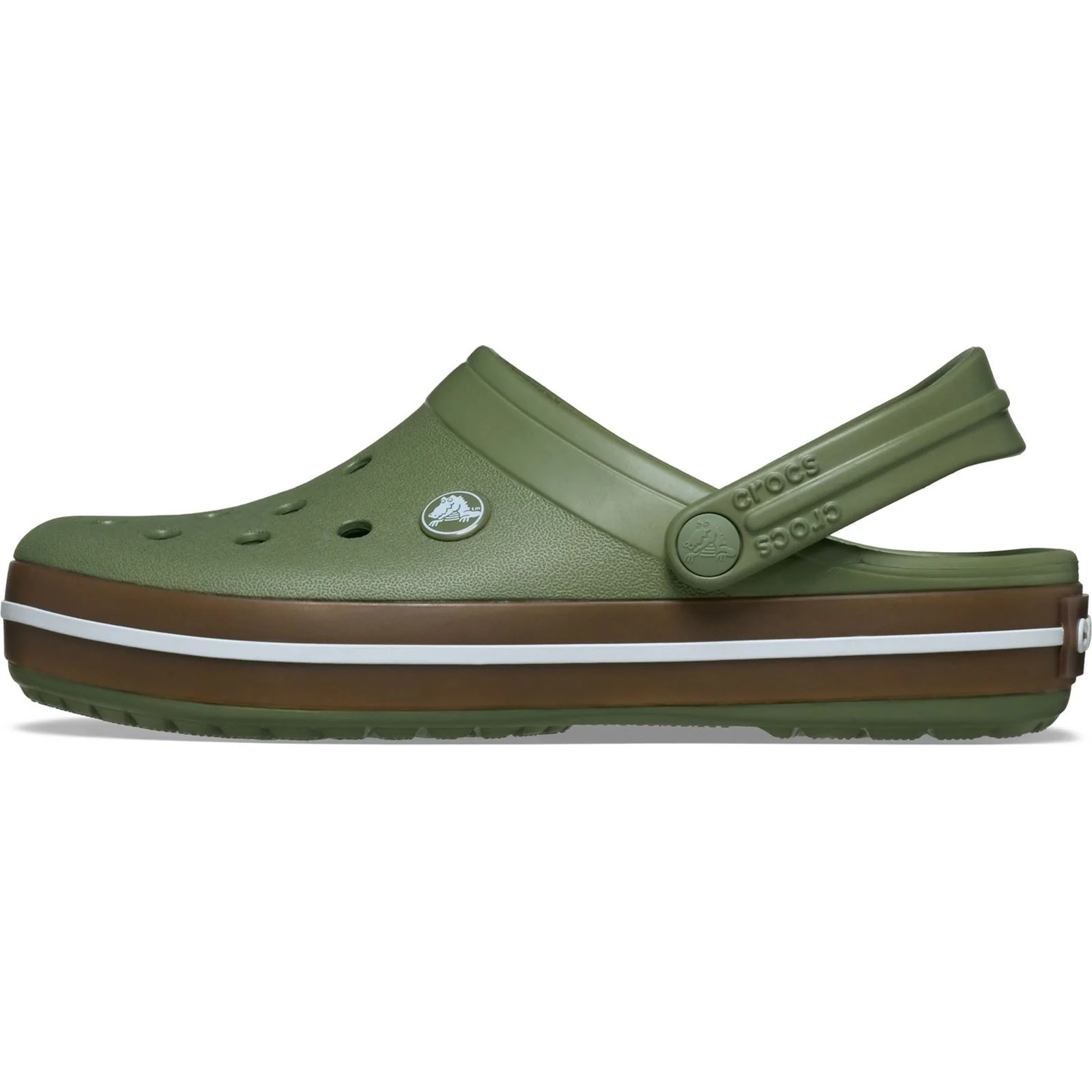 Crocs Crocband Gum Thermoplastic Men's Cargo Trainers - Image 6