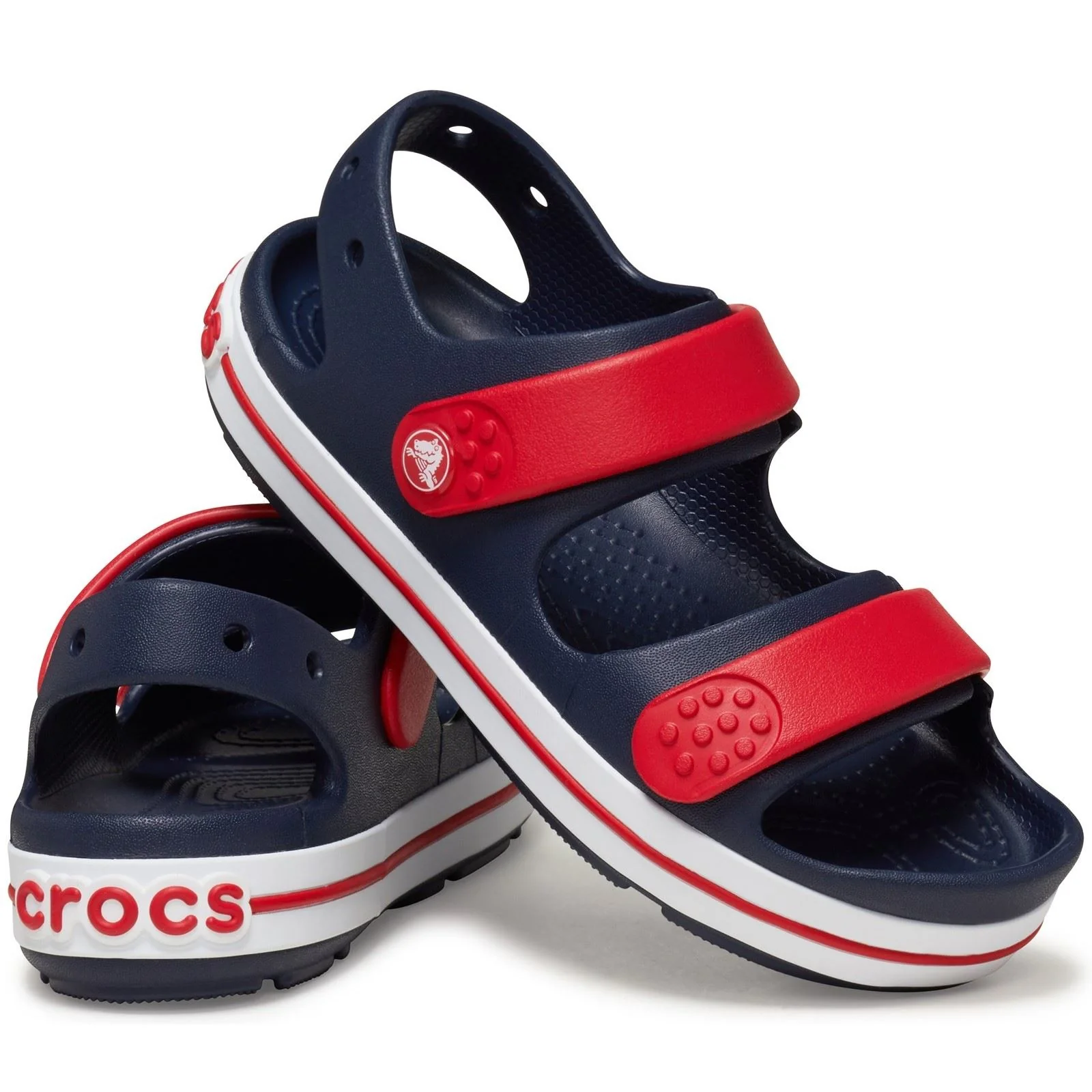 Crocs Crocband Play Thermoplastic Navy/Varsity Red Sandals - Image 3