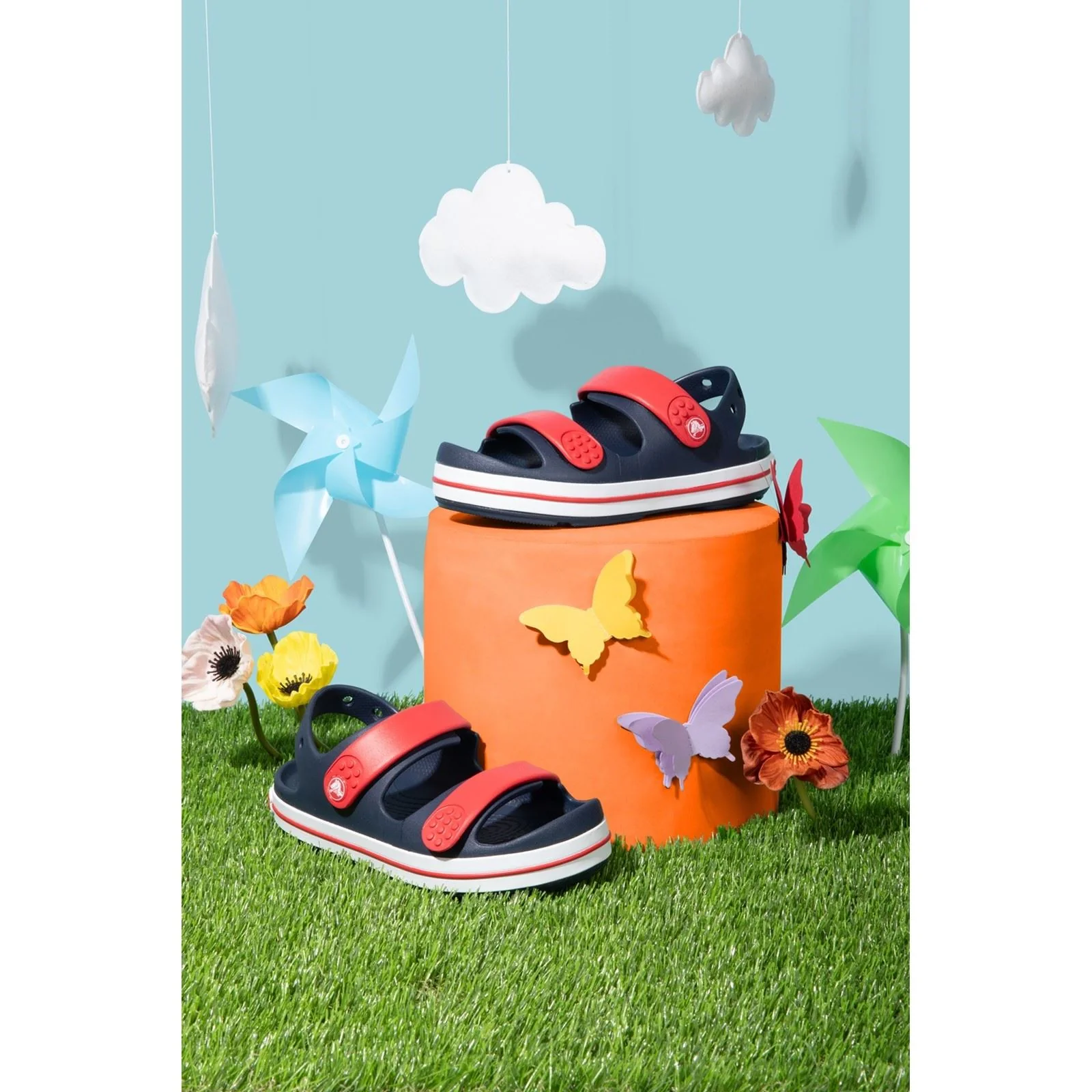 Crocs Crocband Play Thermoplastic Navy/Varsity Red Sandals - Image 7
