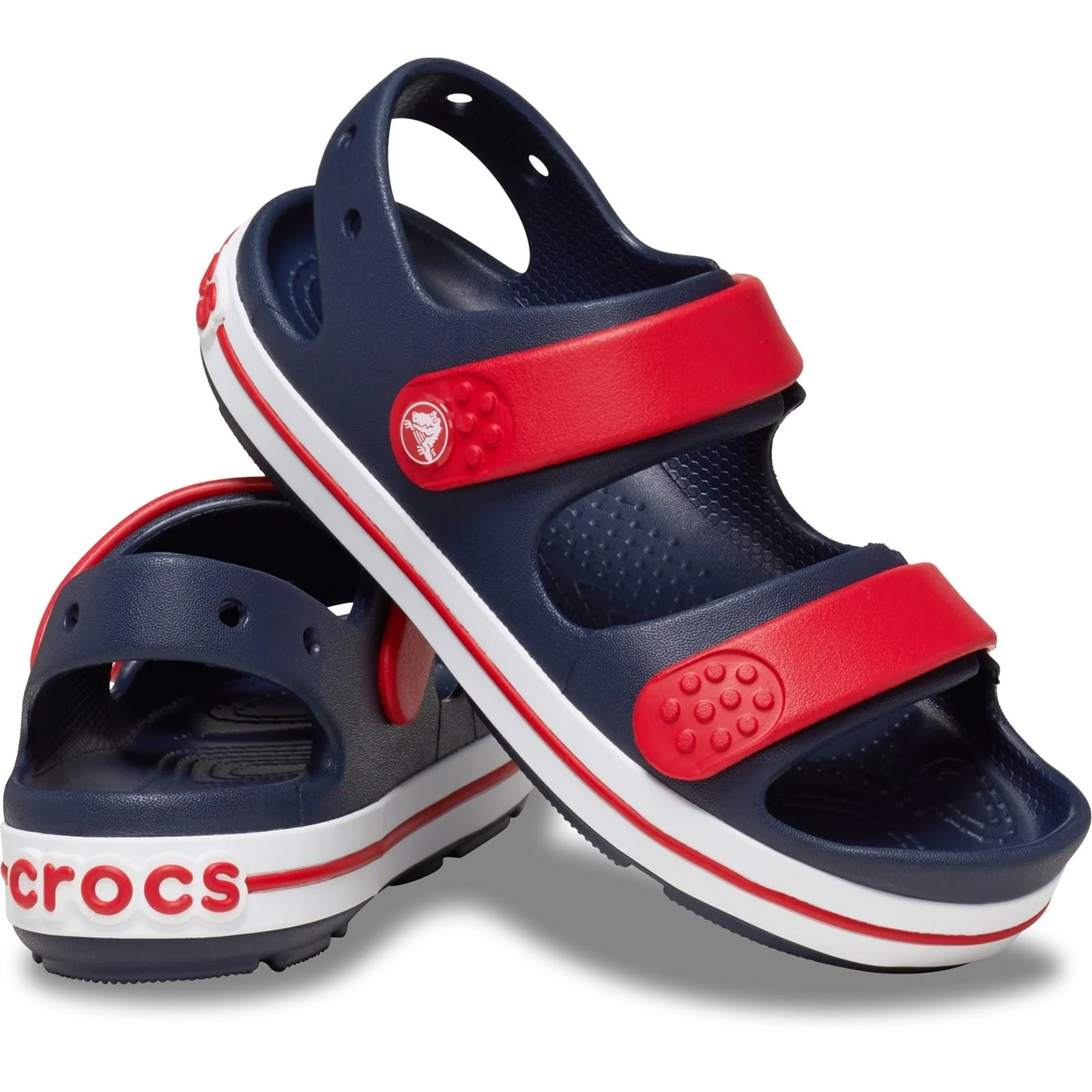 Crocs Crocband Play Thermoplastic Navy/Varsity Red Sandals - Image 3