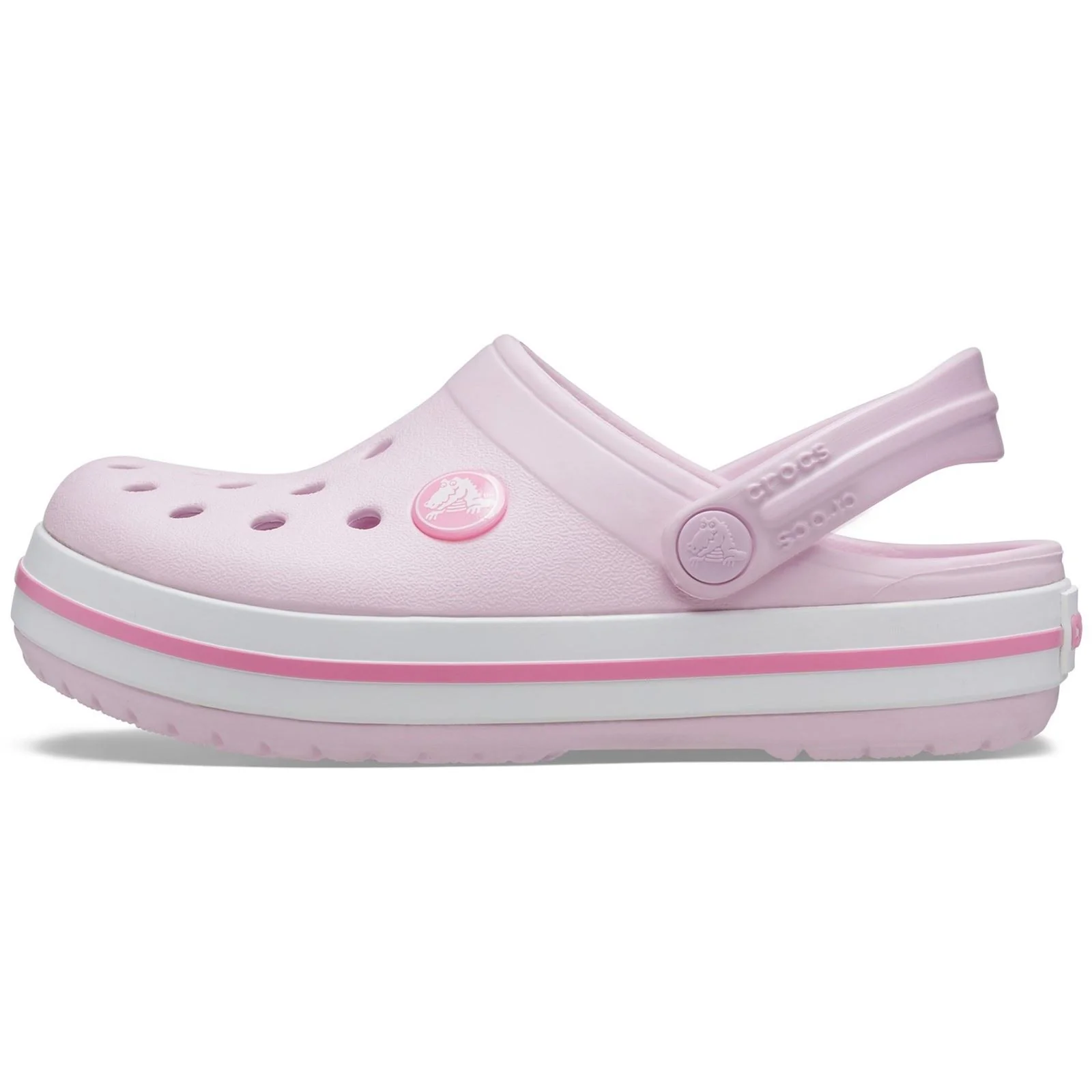Crocs Crocband Thermoplastic Ballerina Pink Loafers - Image 6