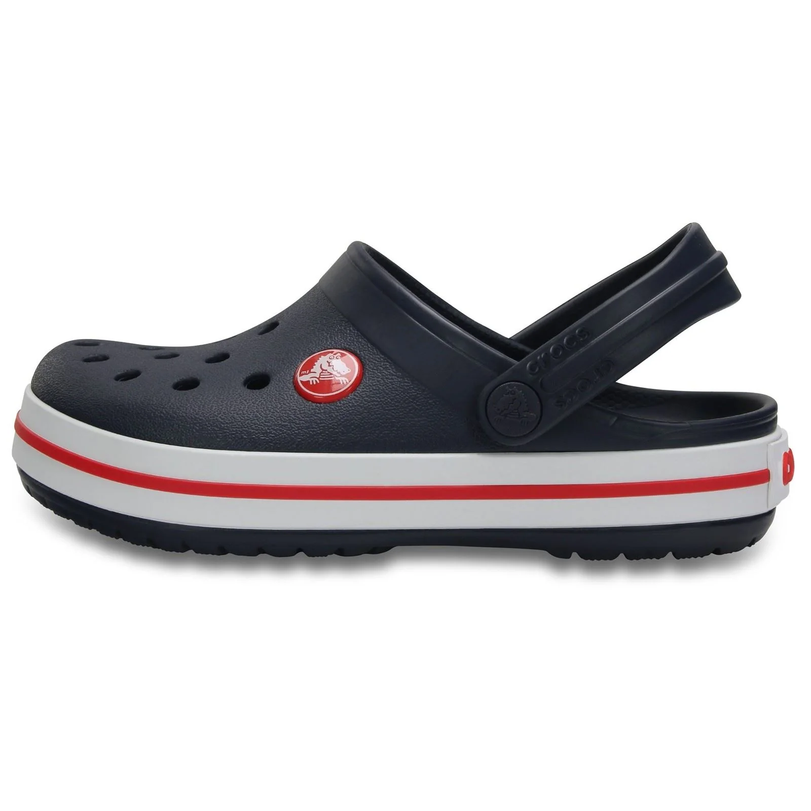 Crocs Crocband Thermoplastic Navy / Red Loafers - Image 5