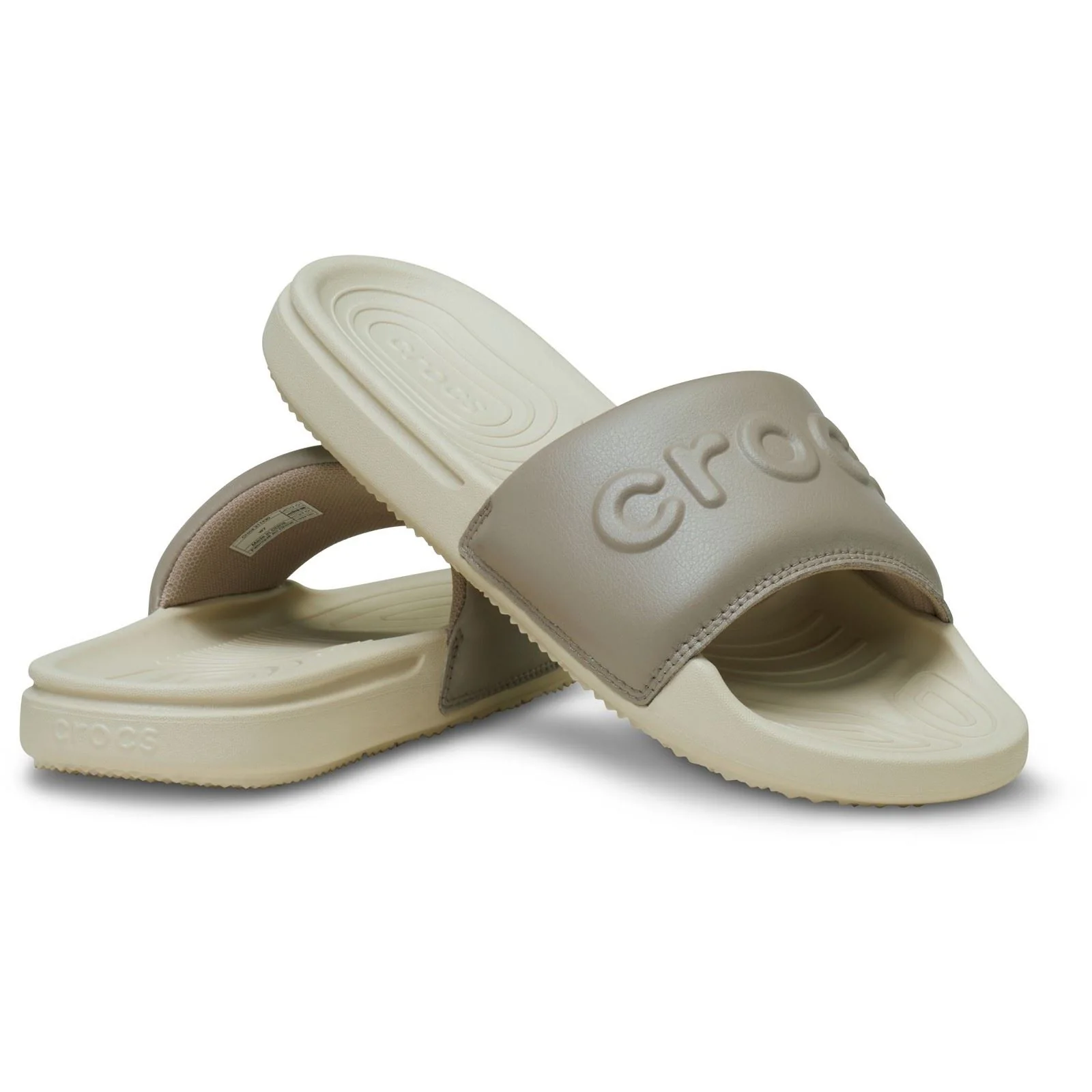 Crocs Crocs All Day EVA Women's Bone/Taupe Slides - Image 3