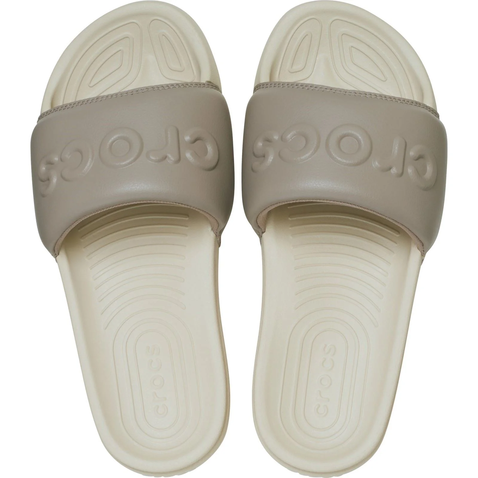 Crocs Crocs All Day EVA Women's Bone/Taupe Slides - Image 5