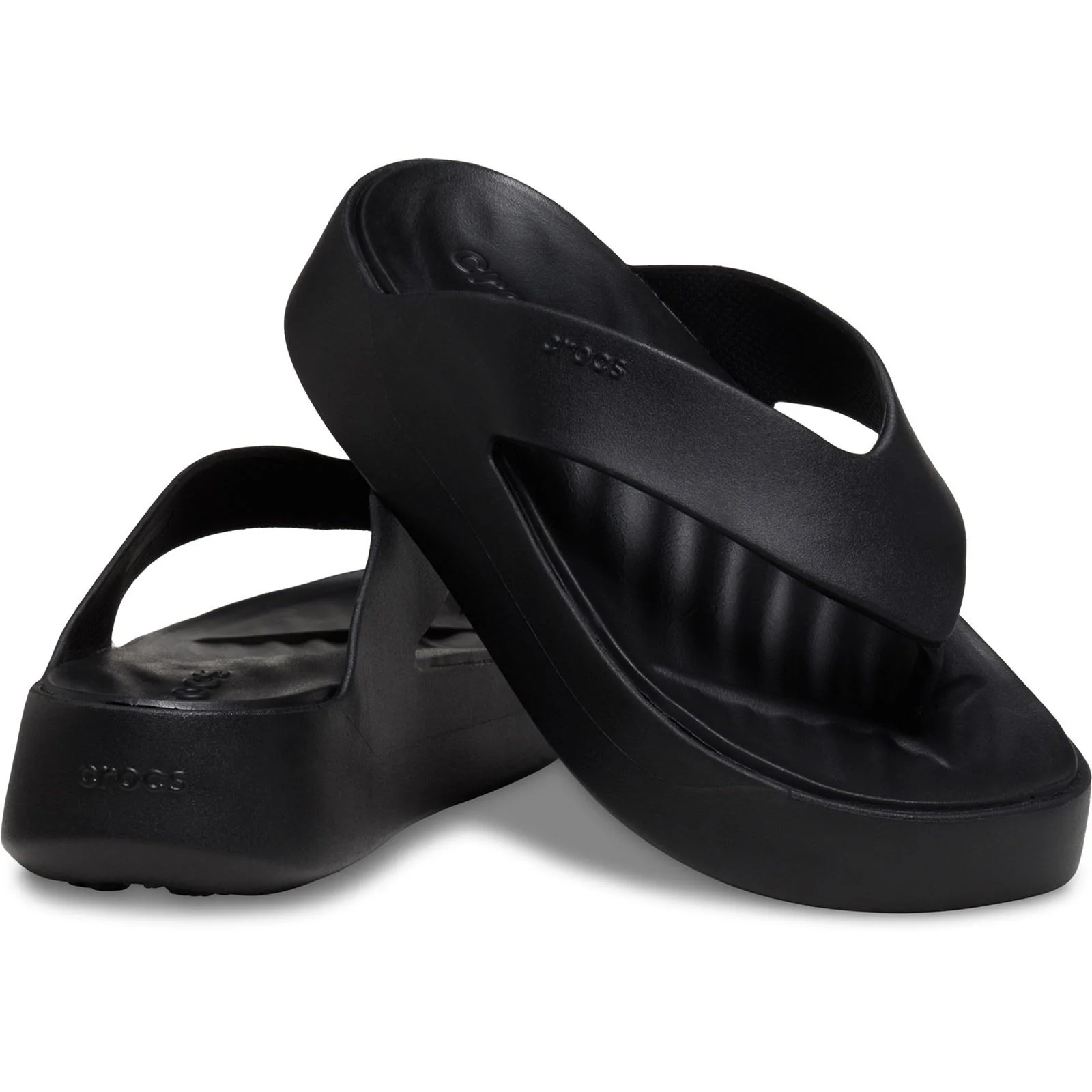 Crocs Women's Getaway Platform Flip in Black - Image 3