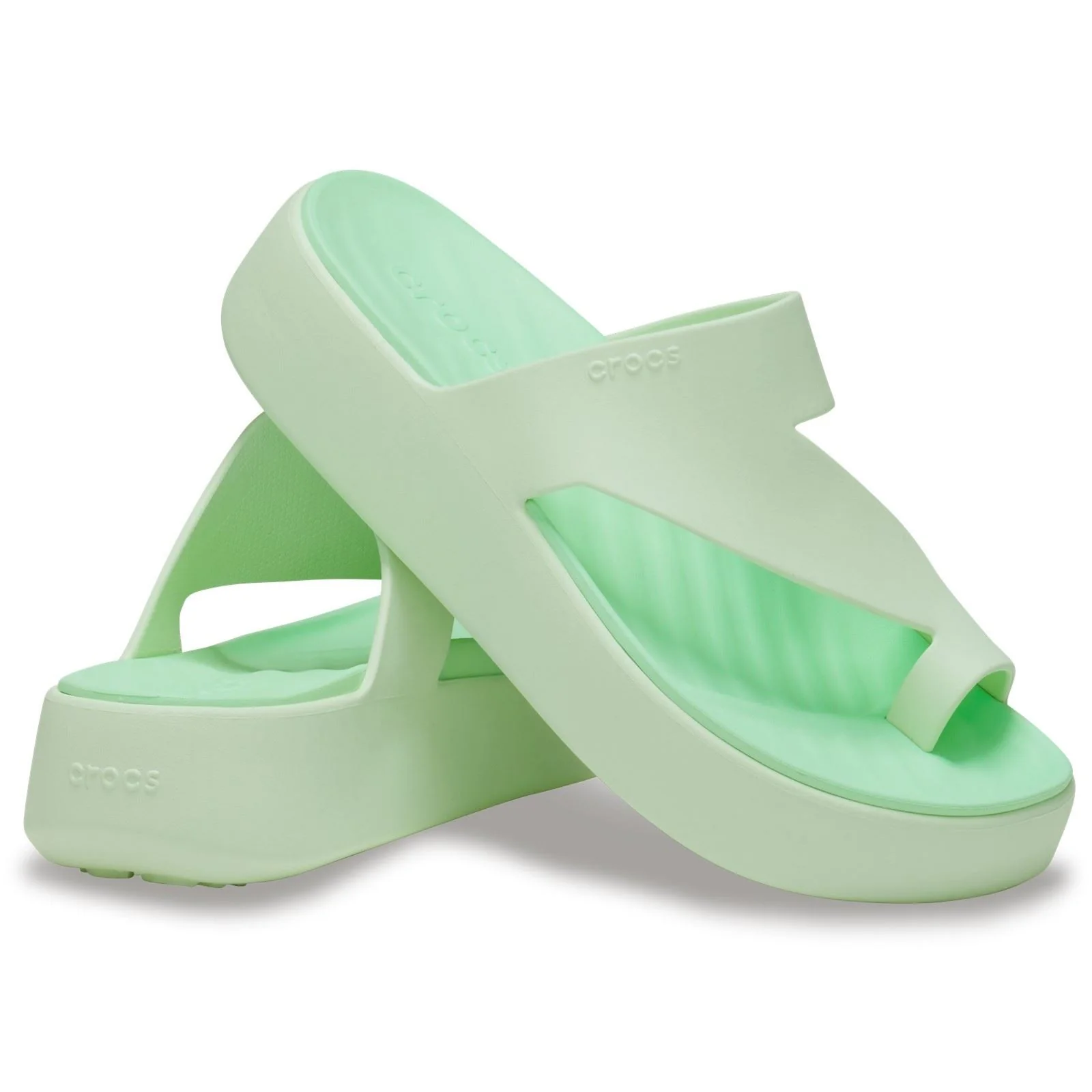 Crocs Getaway Platform Thermoplastic Women's Jade Tint Sandals - Image 3