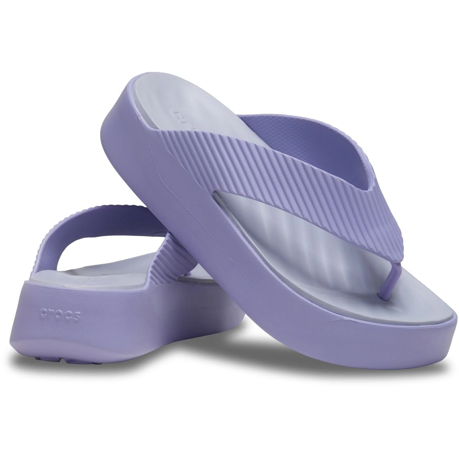 Crocs Getaway Platform Thermoplastic Women's Mystic Purple Sandals - Image 3