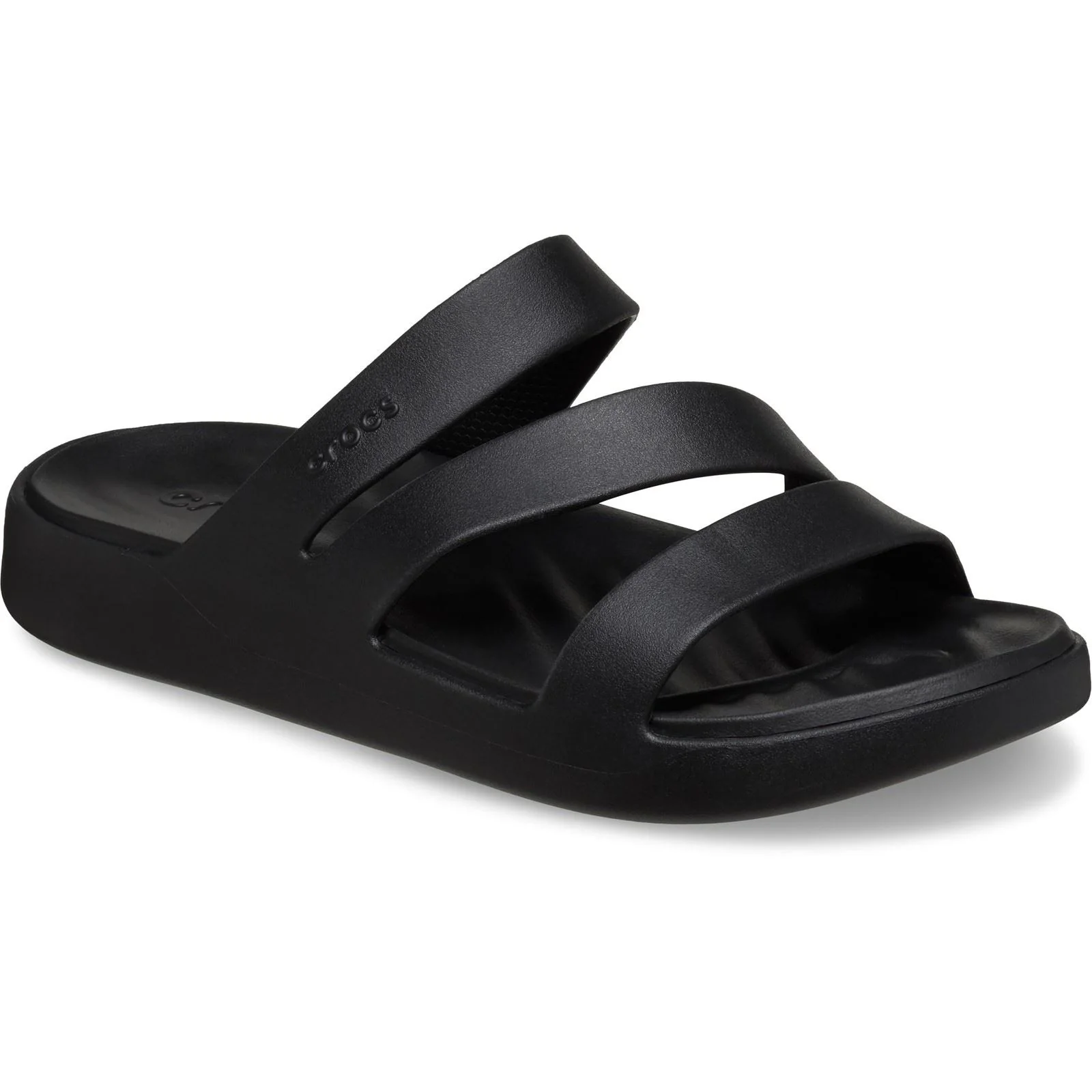 Crocs Women's Getaway Strappy Mule in Black