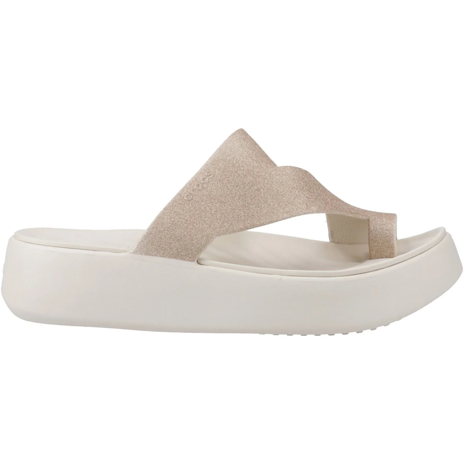 Crocs Getaway Toe Loop Thermoplastic Women's Stucco Sandals - Image 5
