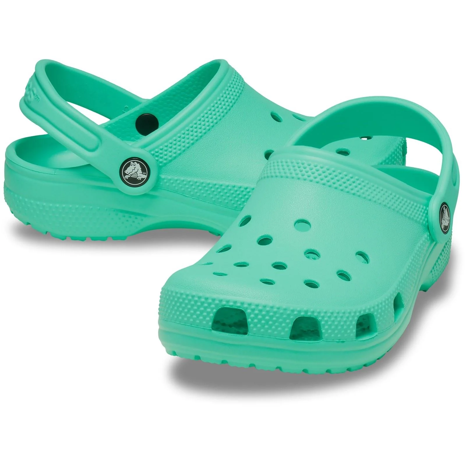 Crocs Kids' Classic Clog Thermoplastic Lagoon Loafers - Image 3