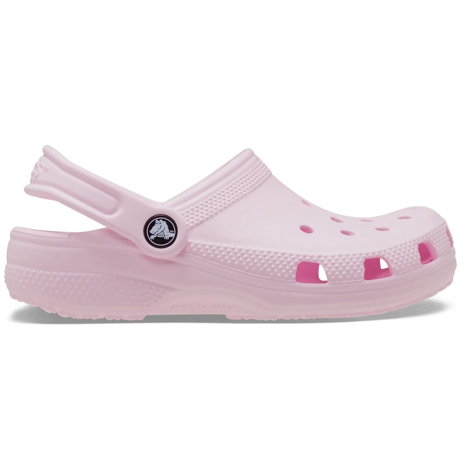 Crocs Kids' Classic Clog Thermoplastic Pink Milk Loafers - Image 7