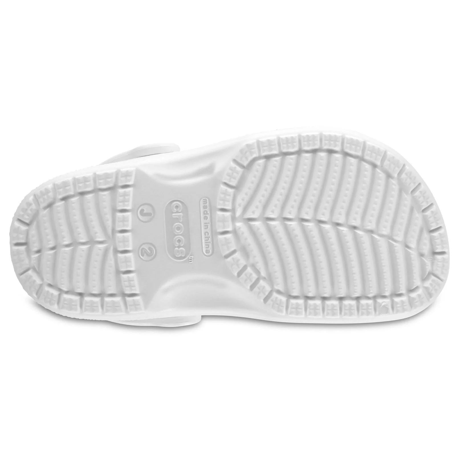 Crocs Kids' Classic Clog Thermoplastic White Clogs - Image 4