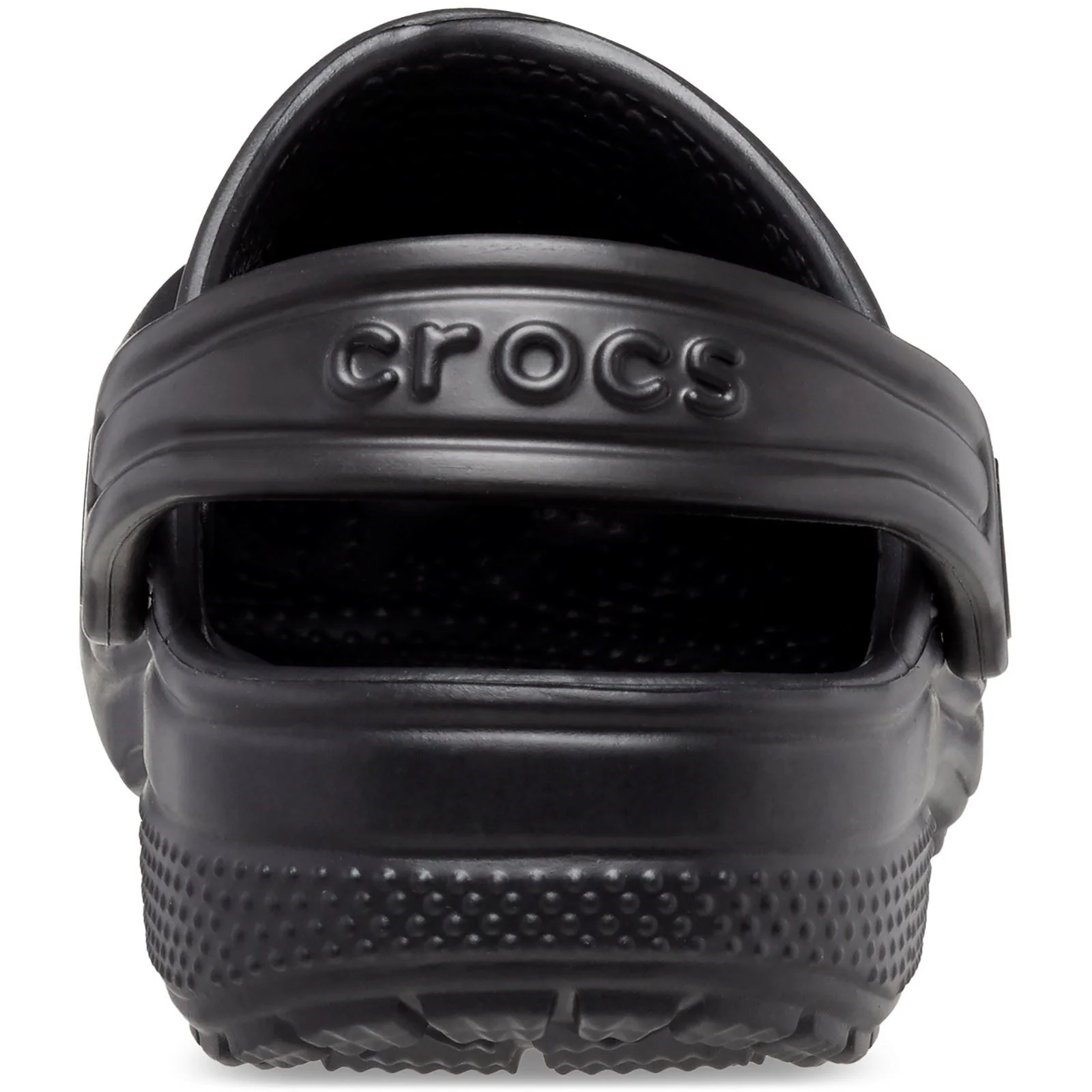 Crocs Kids' Classic Thermoplastic Black Loafers - Image 2