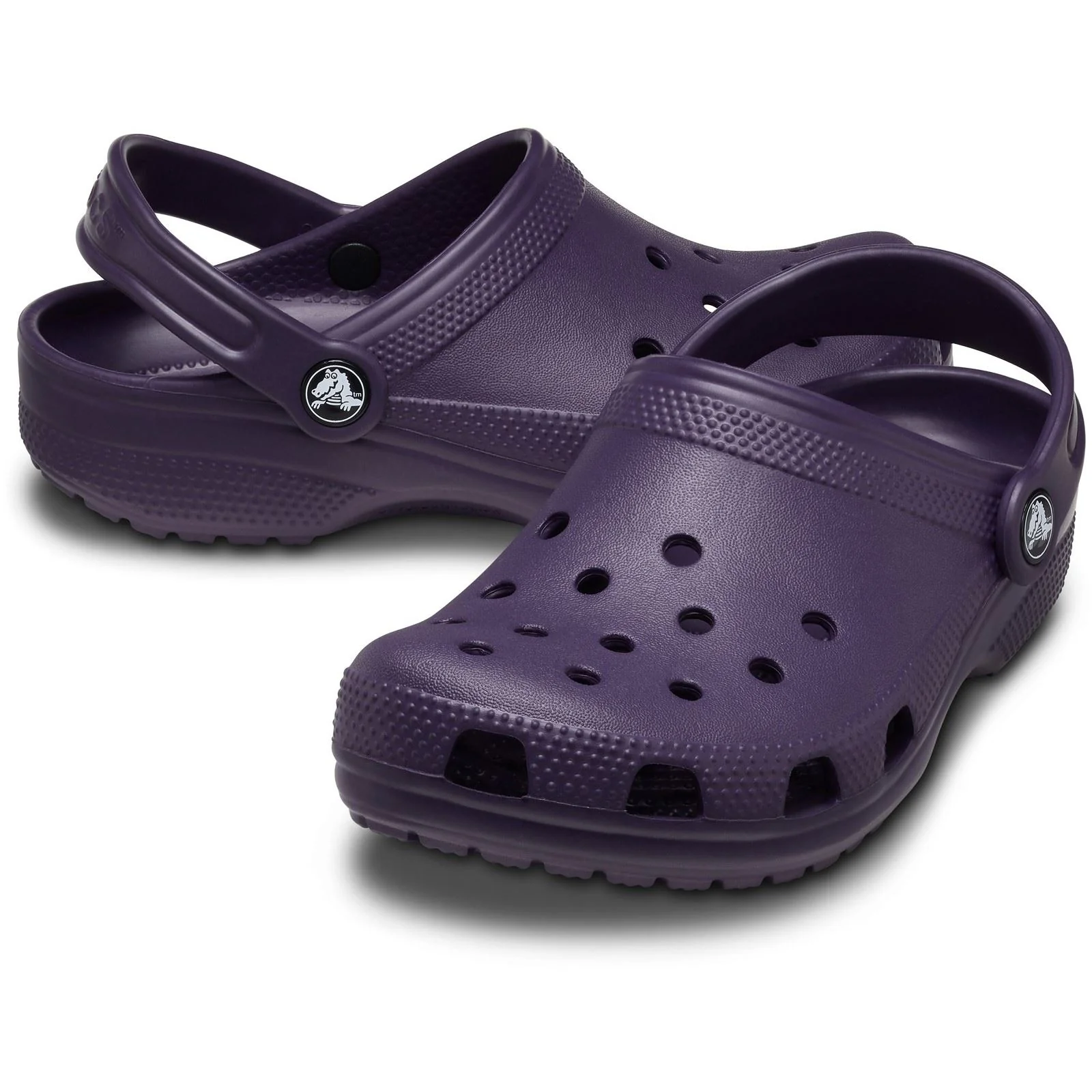 Crocs Kids' Classic Thermoplastic Dark Iris Loafers - Image 3