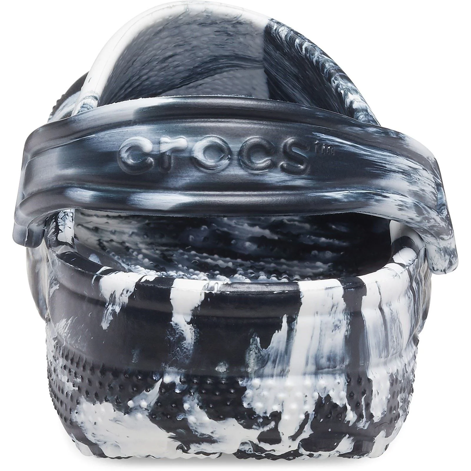 Crocs Marble Sandal in Black/White - Image 8