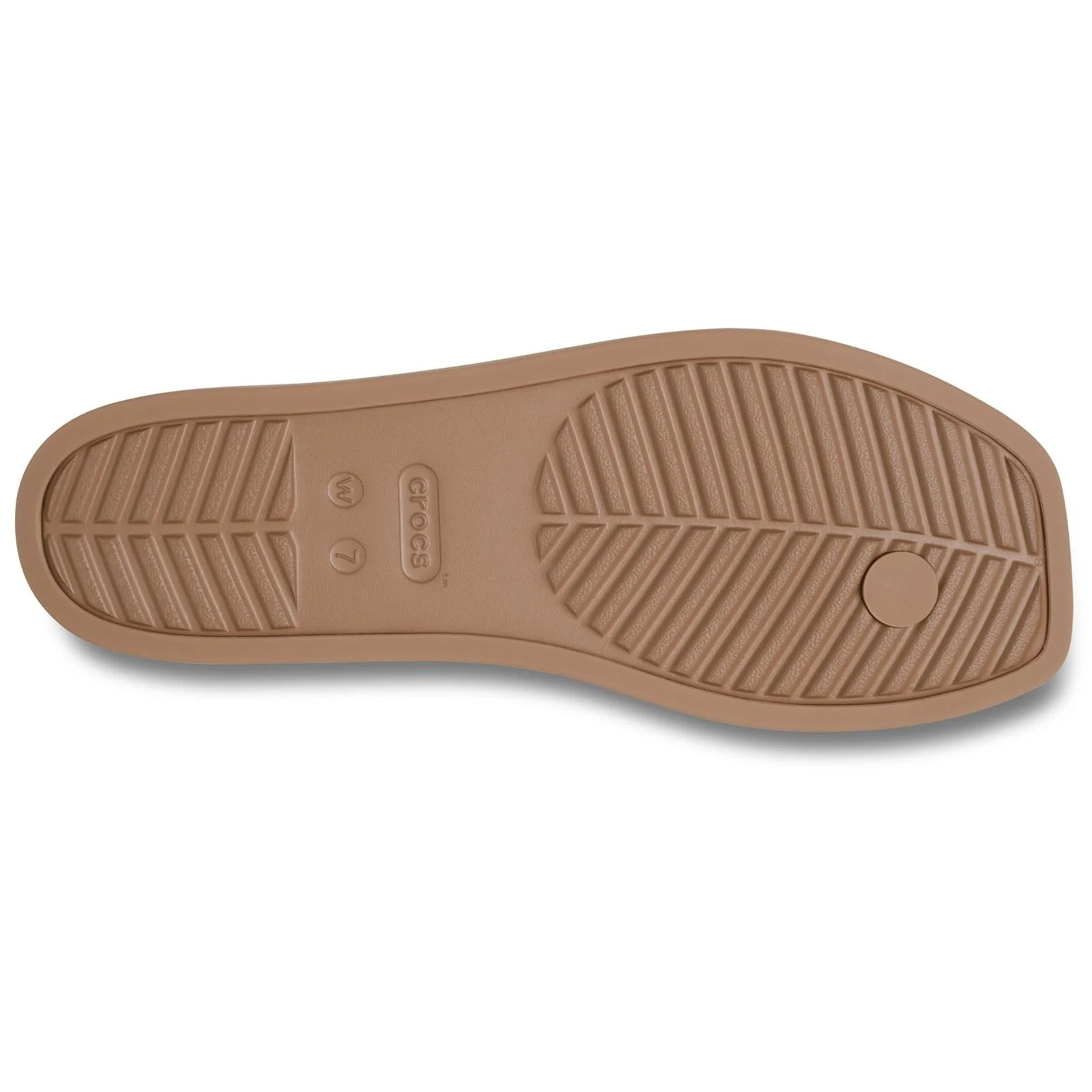 Crocs Miami EVA Women's Milk Chocolate Flip Flops - Image 4
