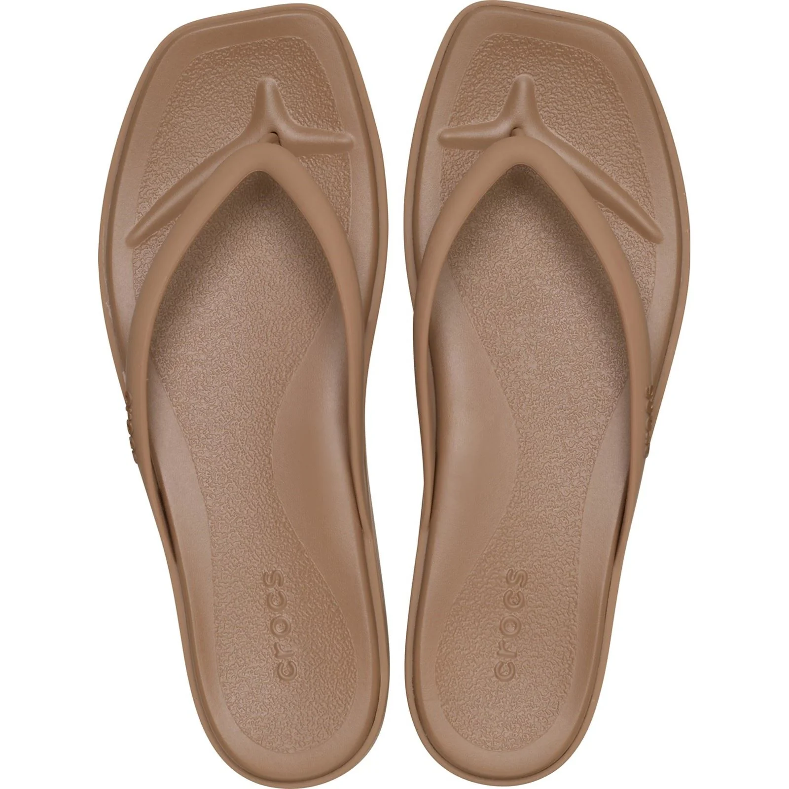 Crocs Miami EVA Women's Milk Chocolate Flip Flops - Image 5