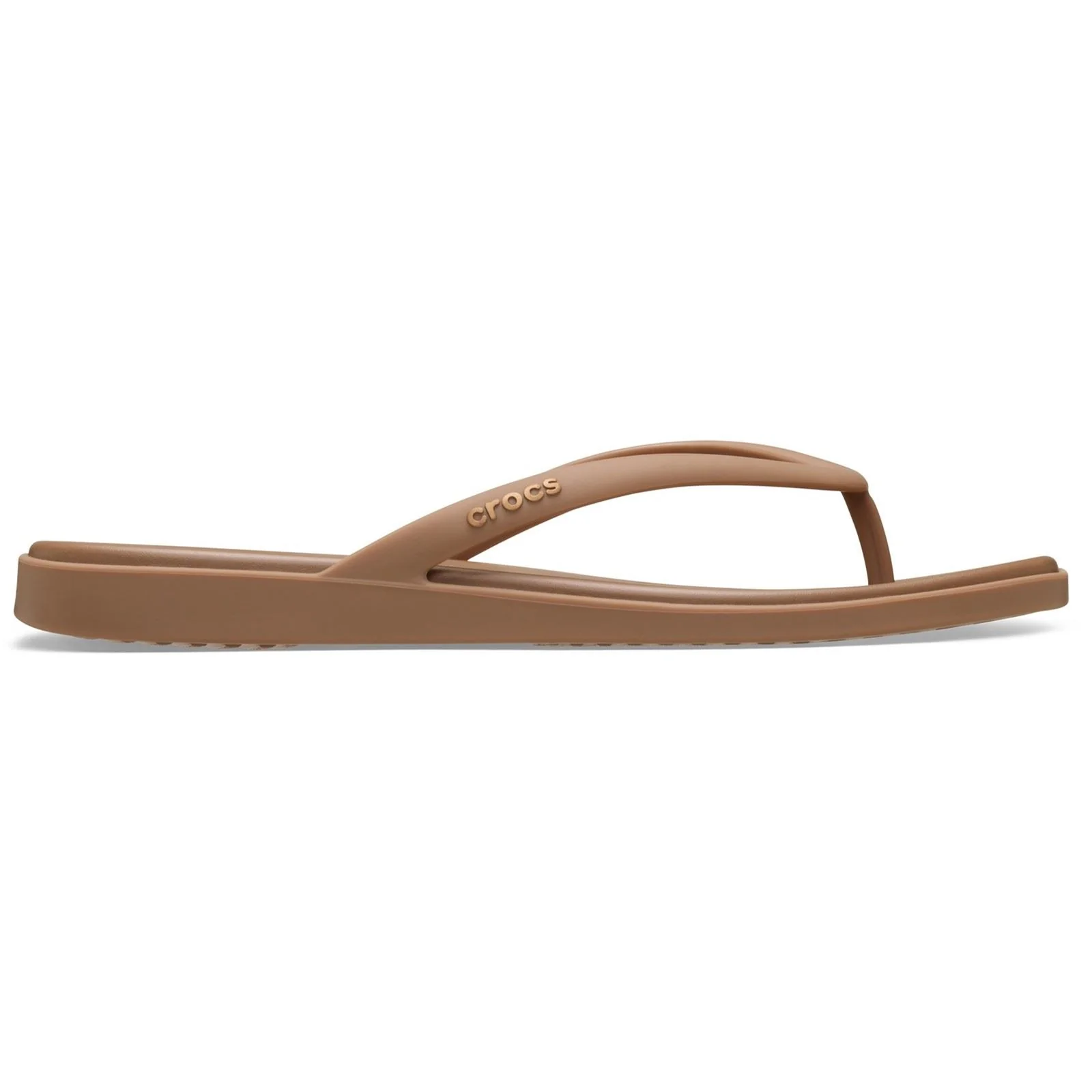 Crocs Miami EVA Women's Milk Chocolate Flip Flops - Image 6