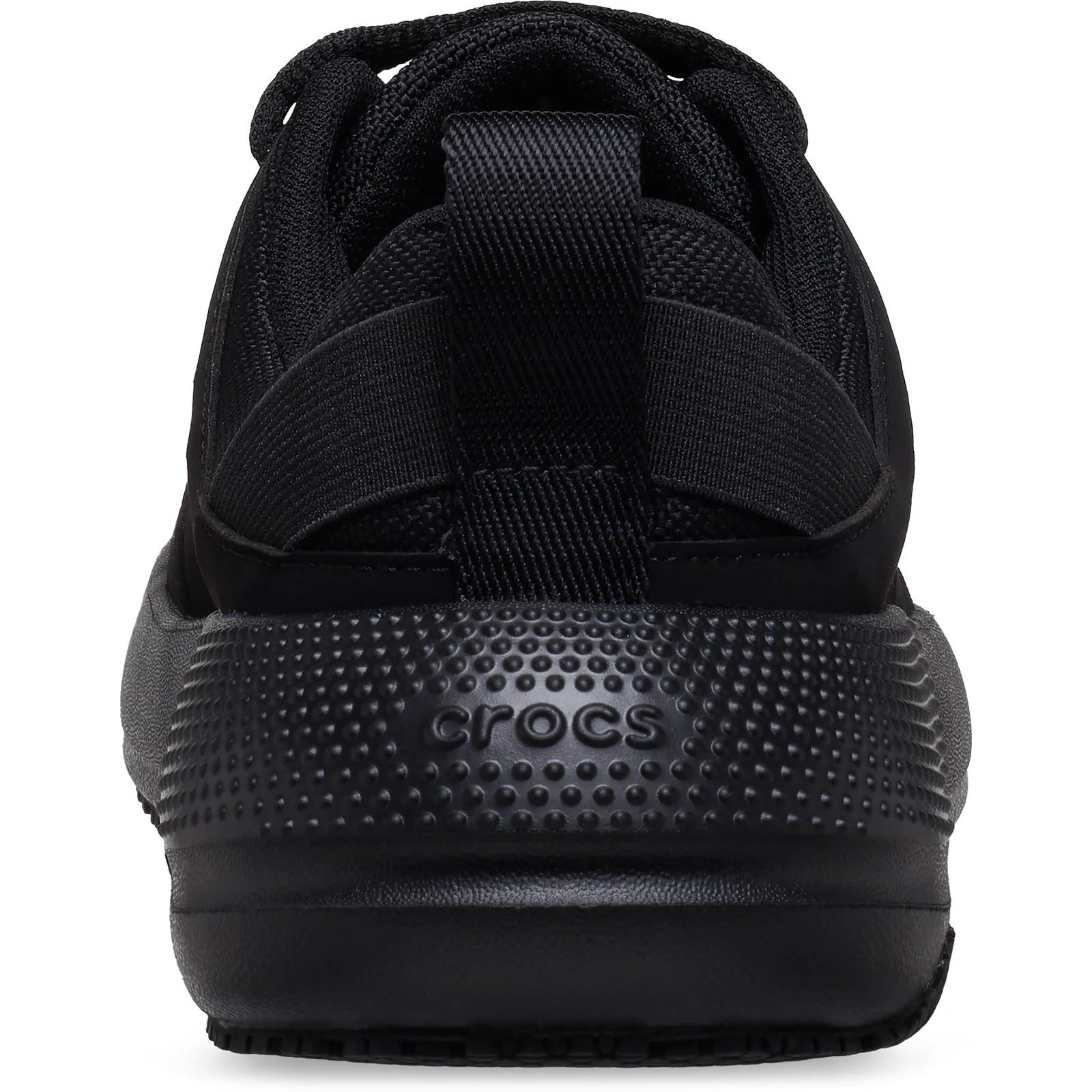 Crocs On the Clock Polyurethane Women's Triple Black Trainers - Image 2