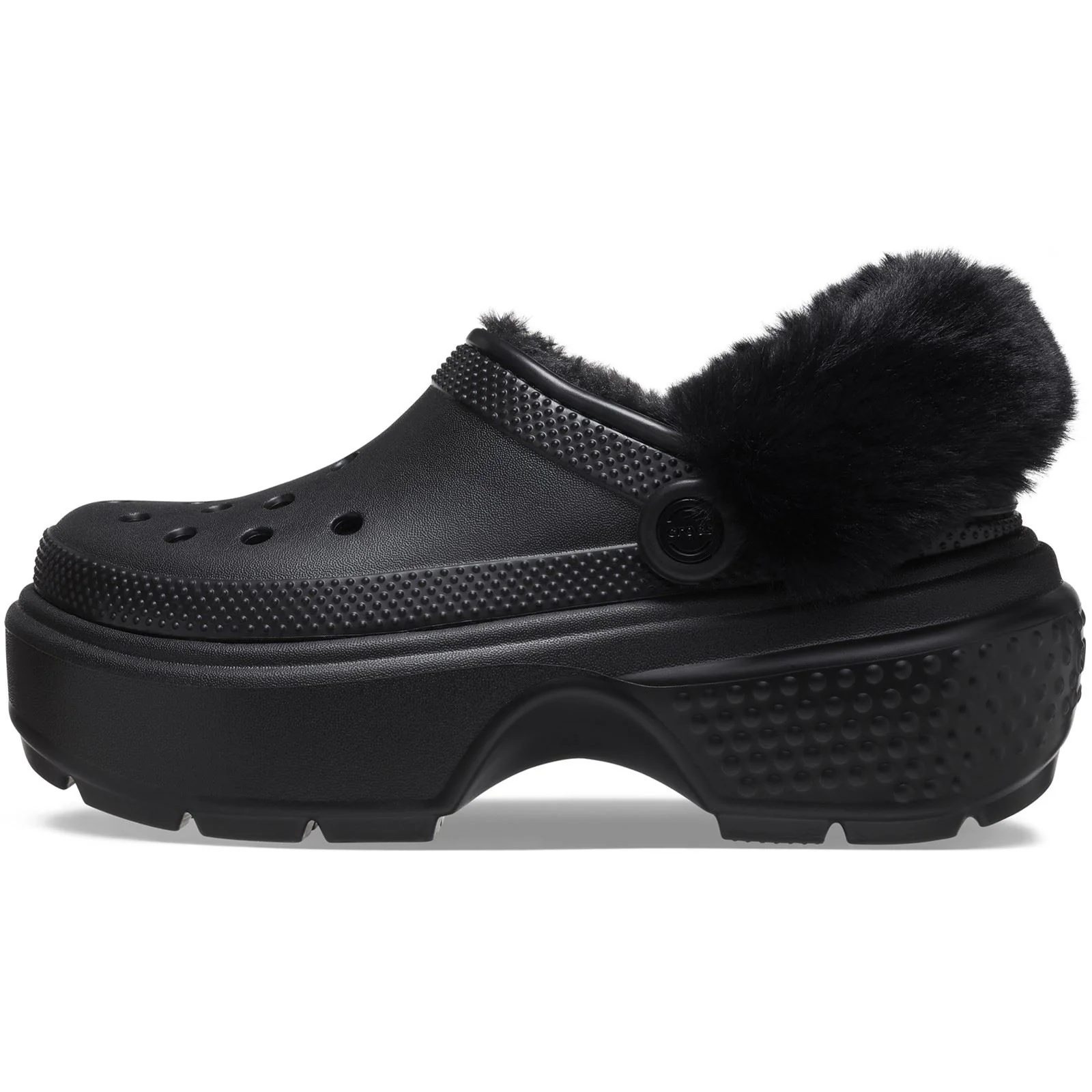 Crocs Women's Stomp Lined Clog in Black - Image 5