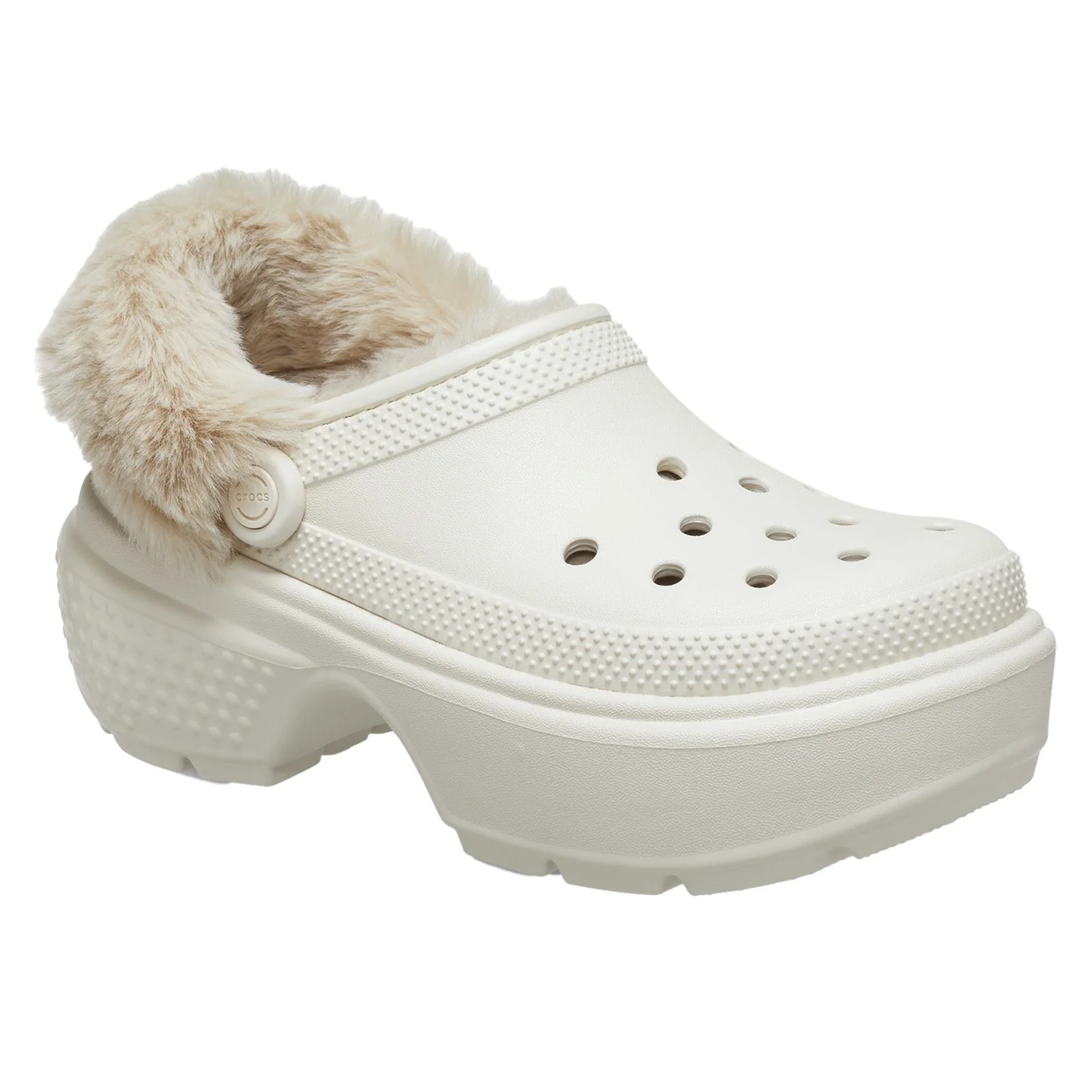 Crocs Women's Stomp Lined Clog in Stucco - Image 9