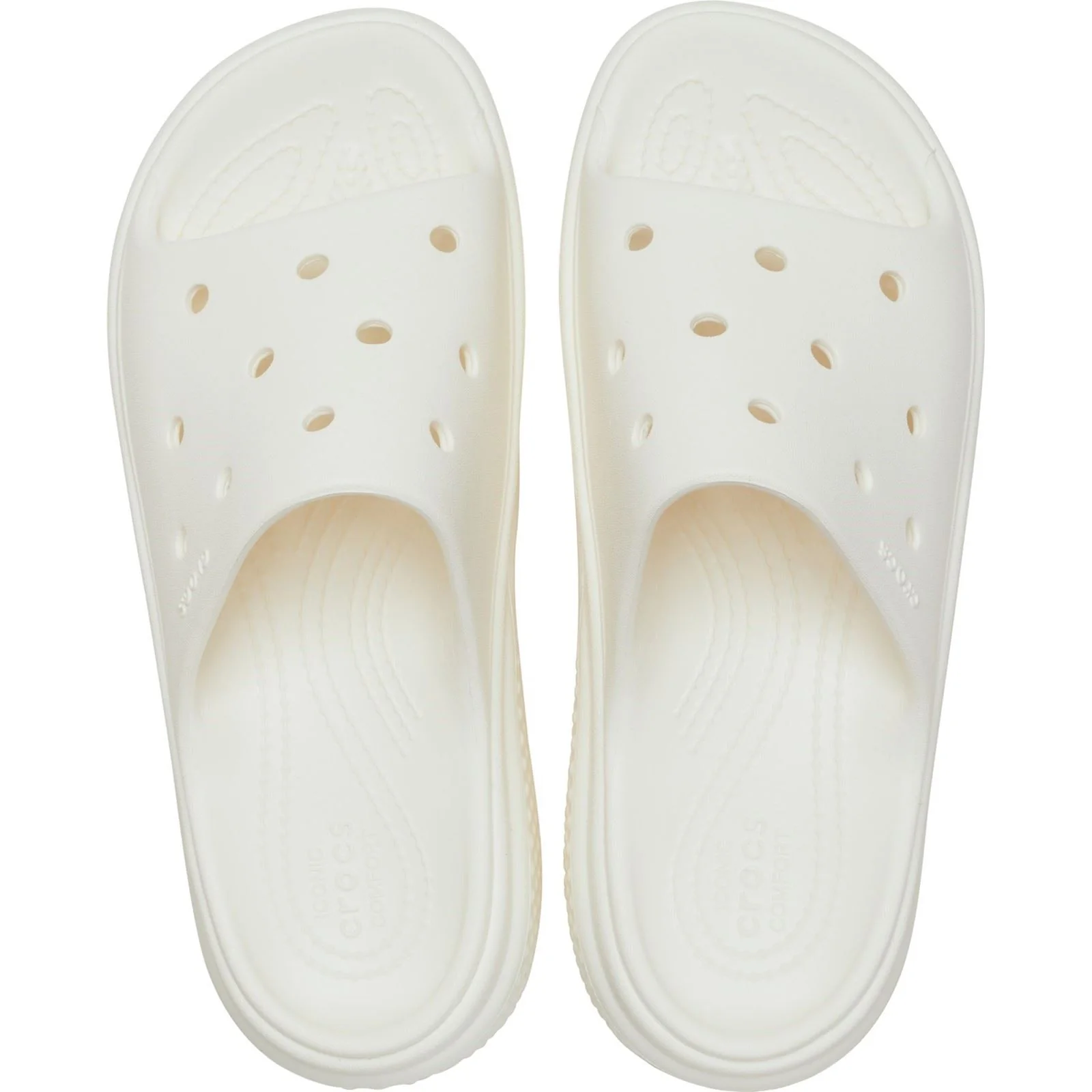 Crocs Stomp Slide in Chalk - Image 5