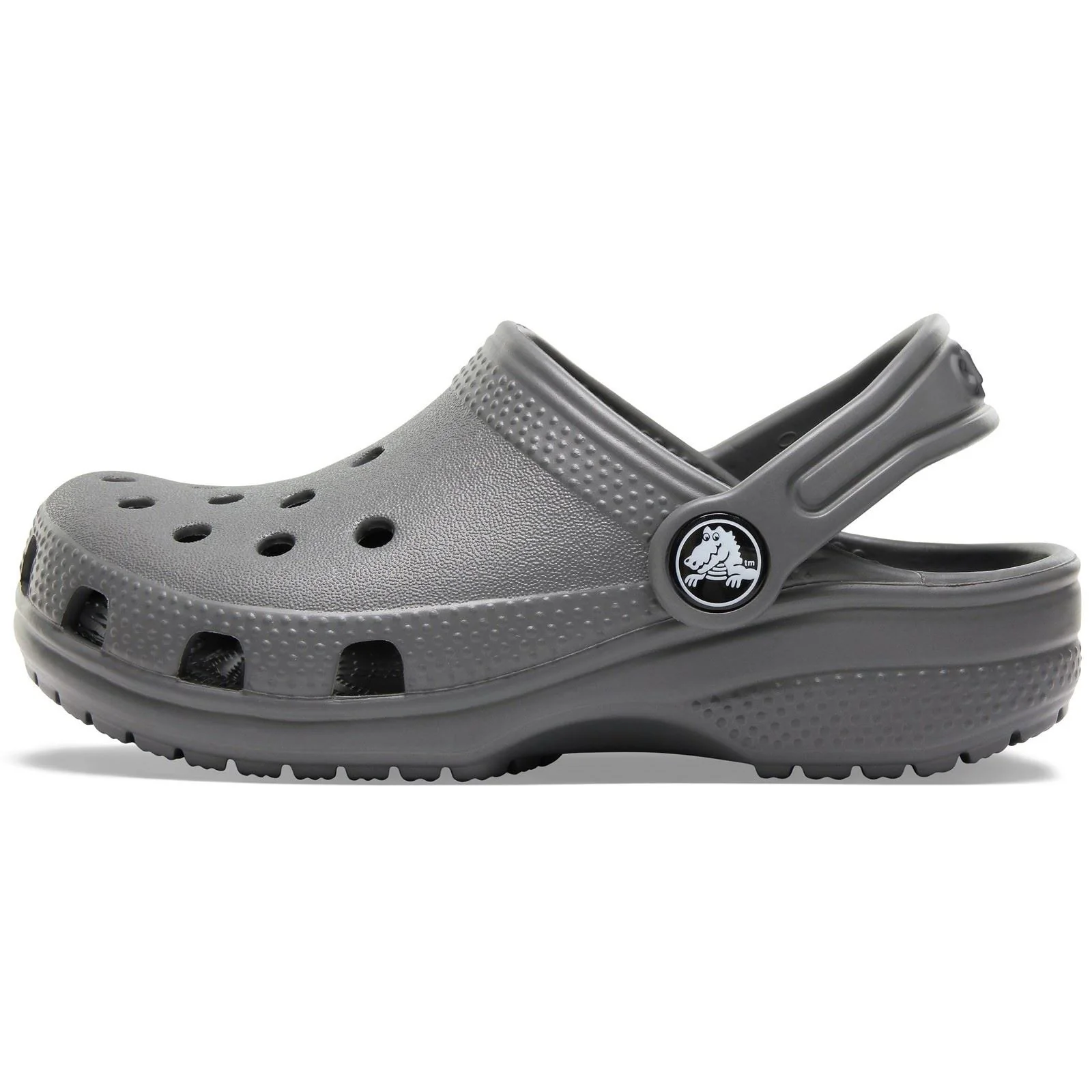 Crocs Toddler Classic Croslite Rubber Slate Grey Loafers - Image 6