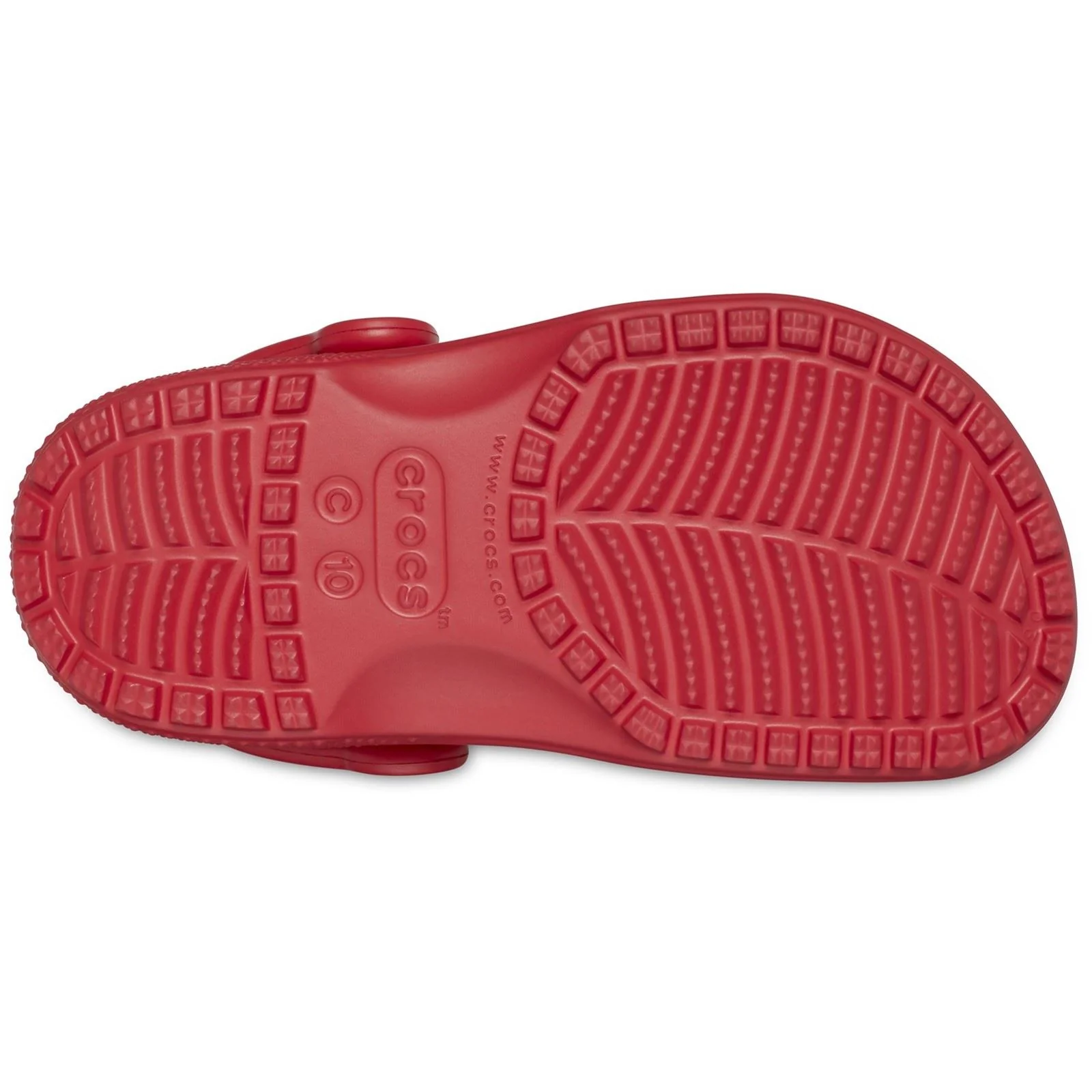 Crocs Toddler Classic Croslite Rubber Varsity Red Loafers - Image 4