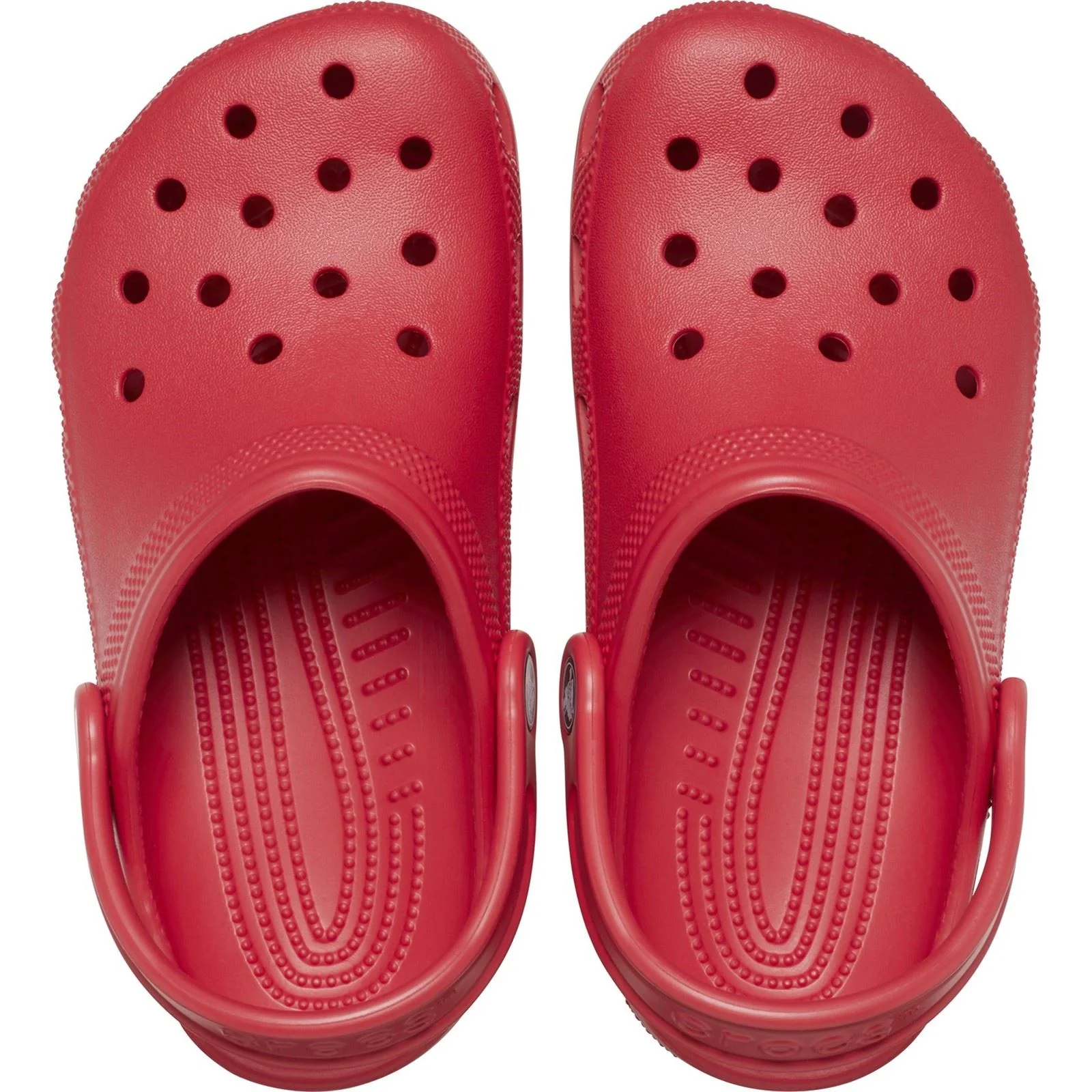 Crocs Toddler Classic Croslite Rubber Varsity Red Loafers - Image 5