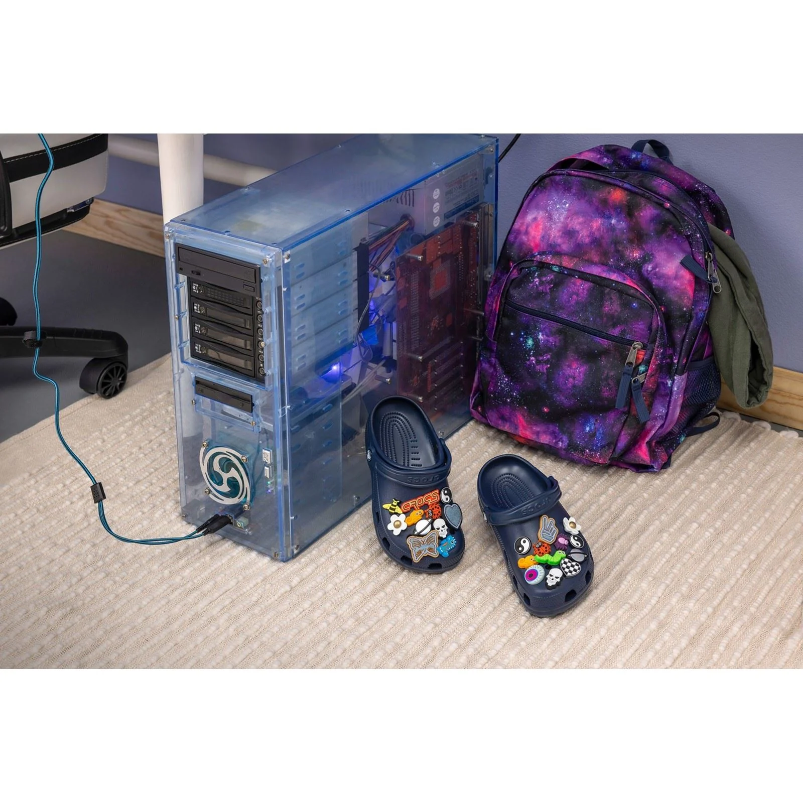Crocs Toddler Classic Thermoplastic Navy Clogs - Image 6