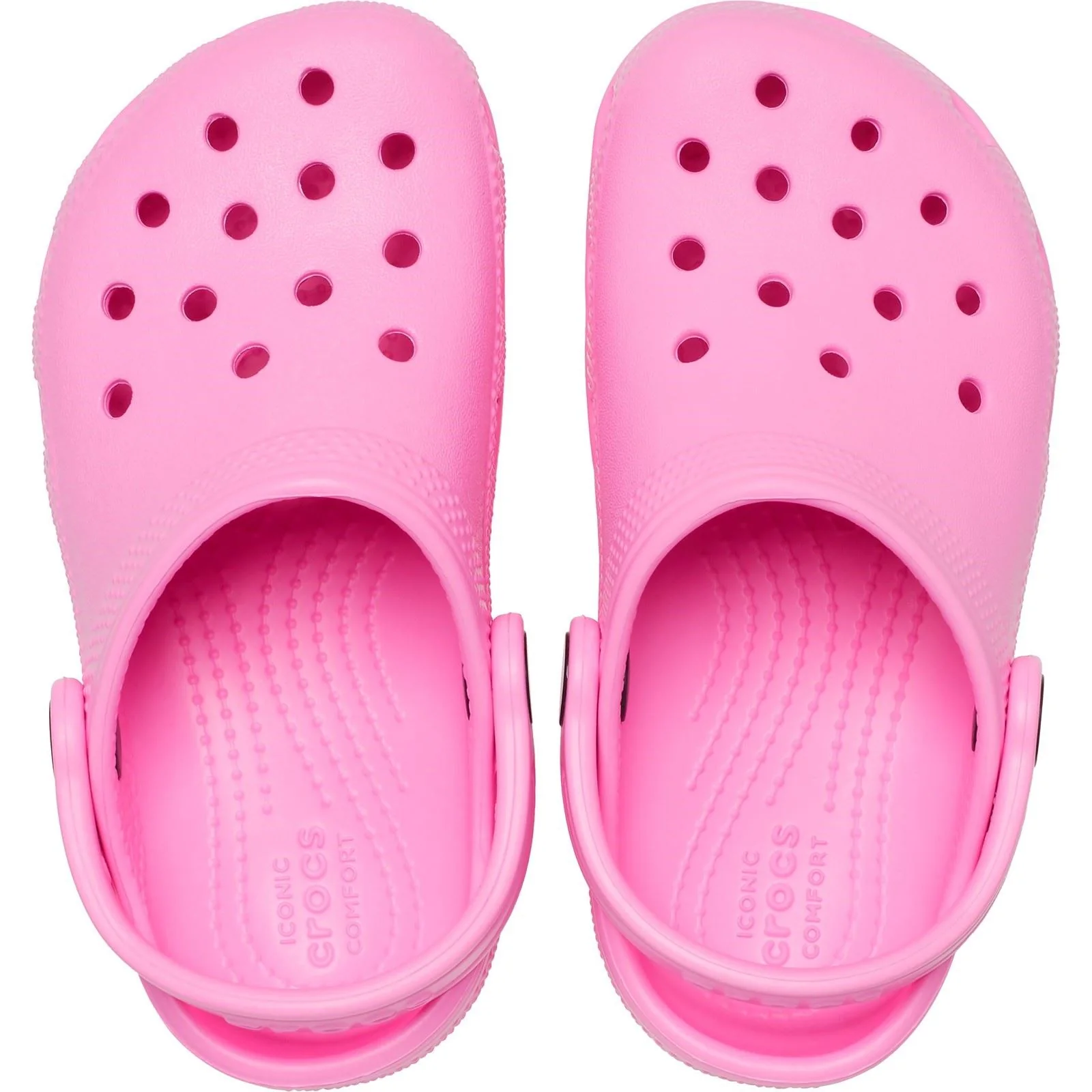 Crocs Toddler Classic Thermoplastic Taffy Pink Loafers - Image 5