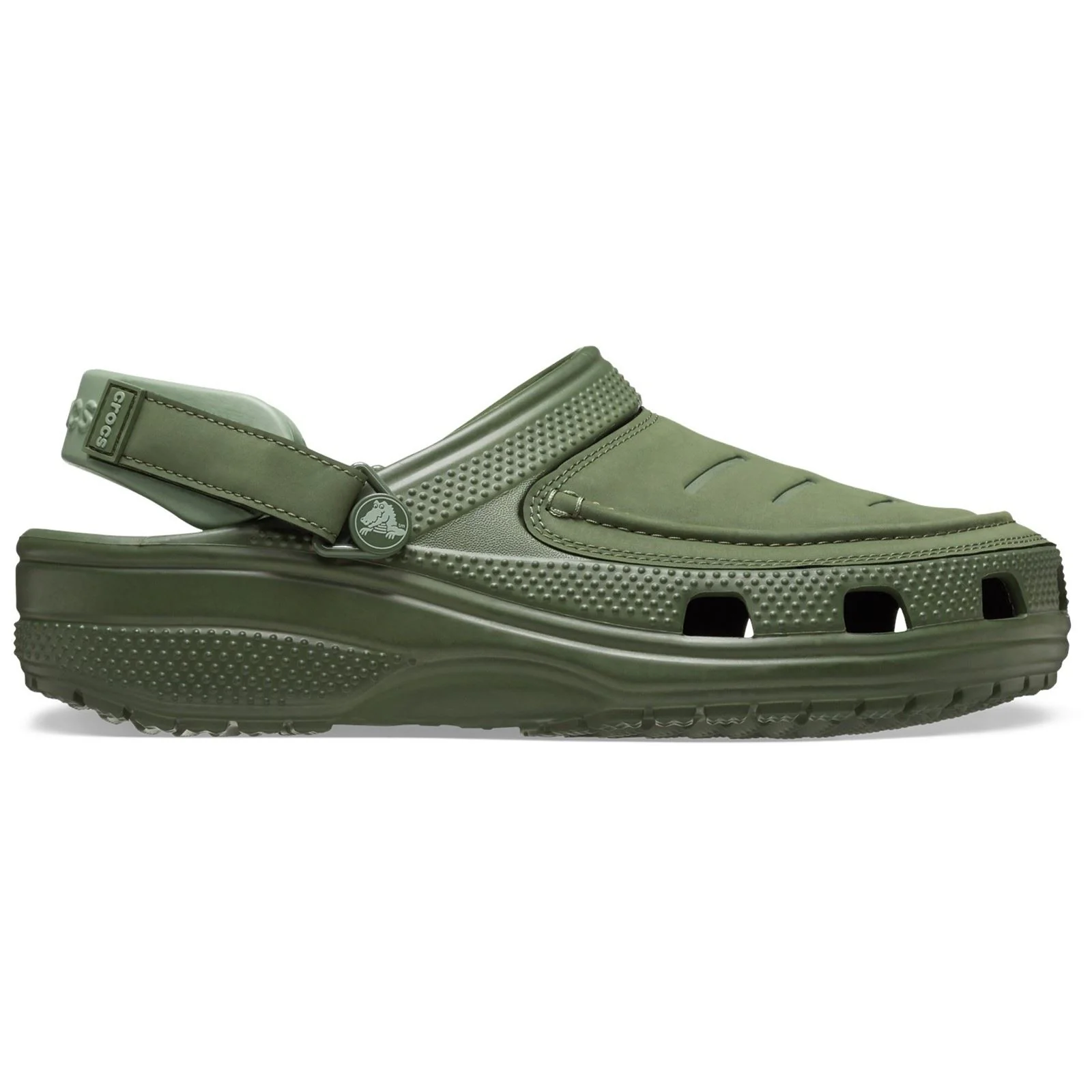 Crocs Yukon Vista II Polyurethane Men's Army Green Clogs - Image 7