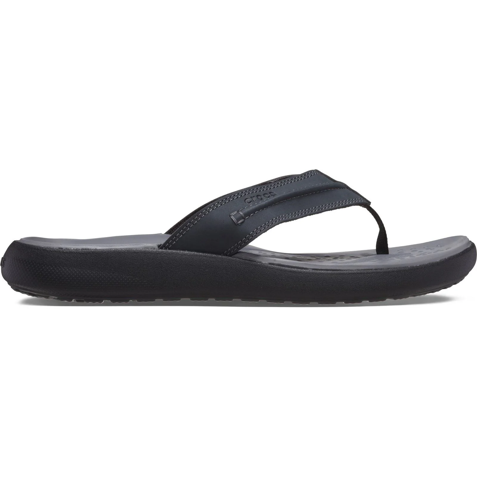 Crocs Yukon Vista II Polyurethane Men's Black Flip Flops - Image 7