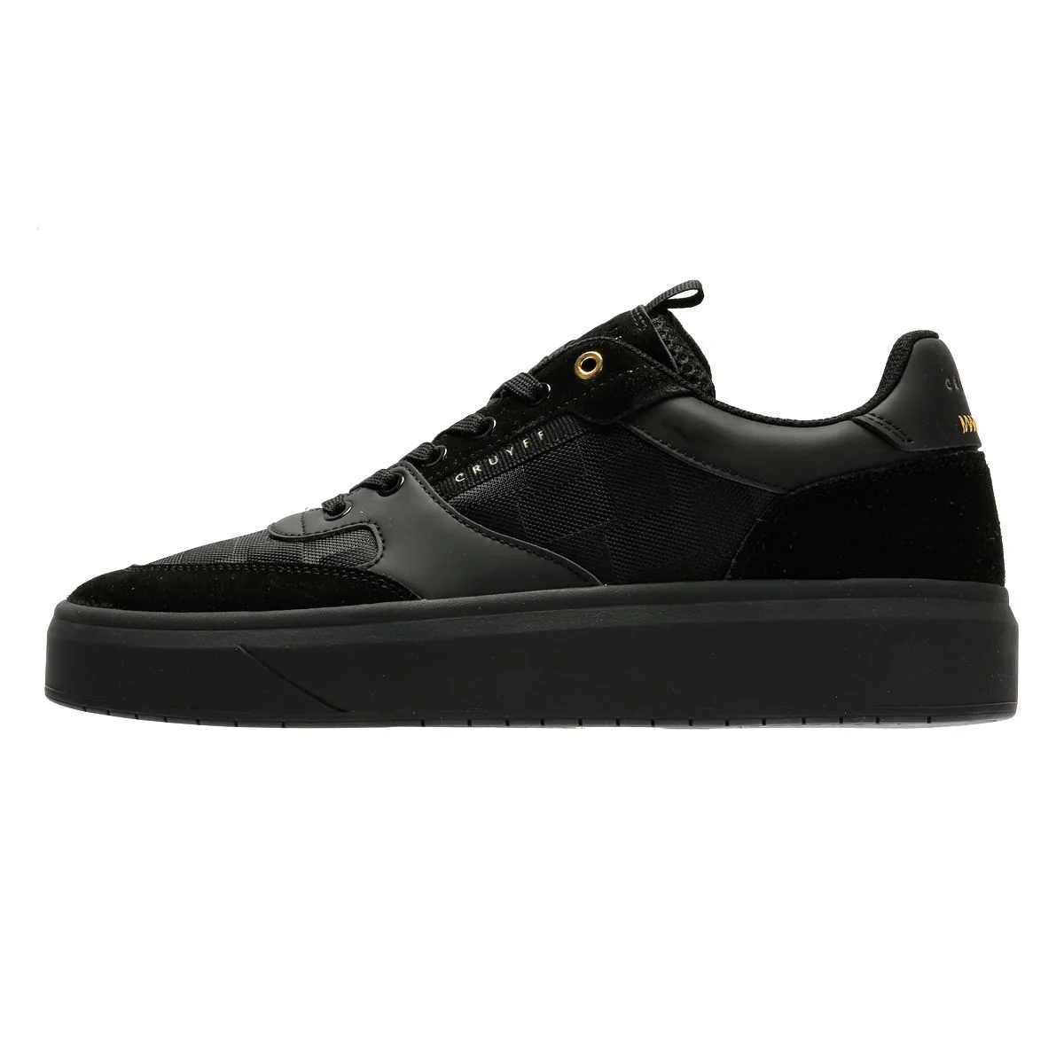 Cruyff Terra Court Men's Black/Gold Trainers - Image 6