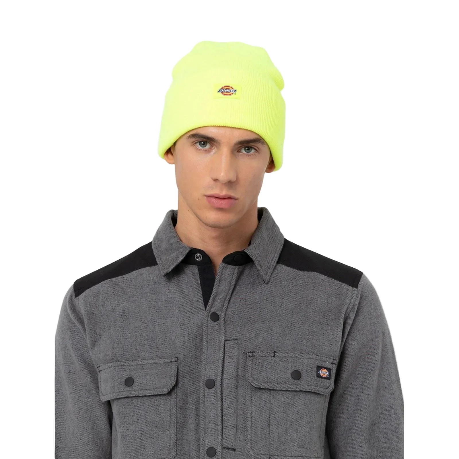 Dickies Acrylic Cuffed Unisex Adults's Yellow Beanie Hat - Image 3